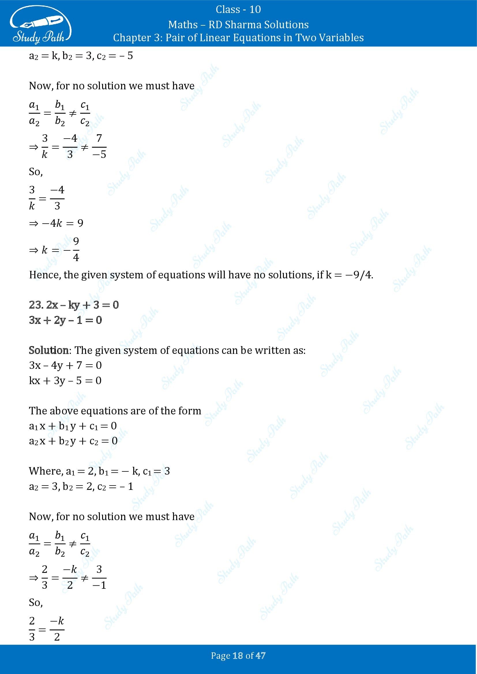 RD Sharma Solutions Class 10 Chapter 3 Pair of Linear Equations in Two Variables Exercise 3.5 00018