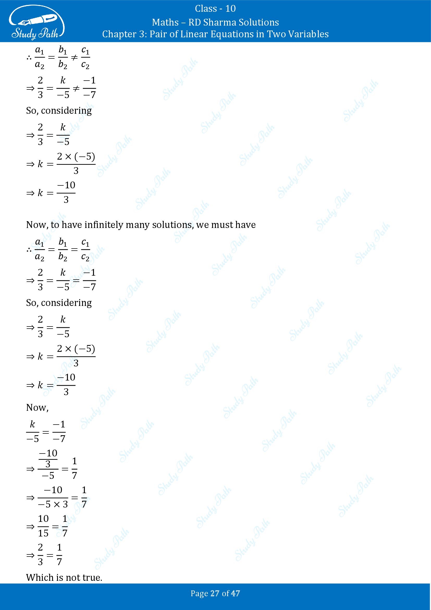 RD Sharma Solutions Class 10 Chapter 3 Pair of Linear Equations in Two Variables Exercise 3.5 00027