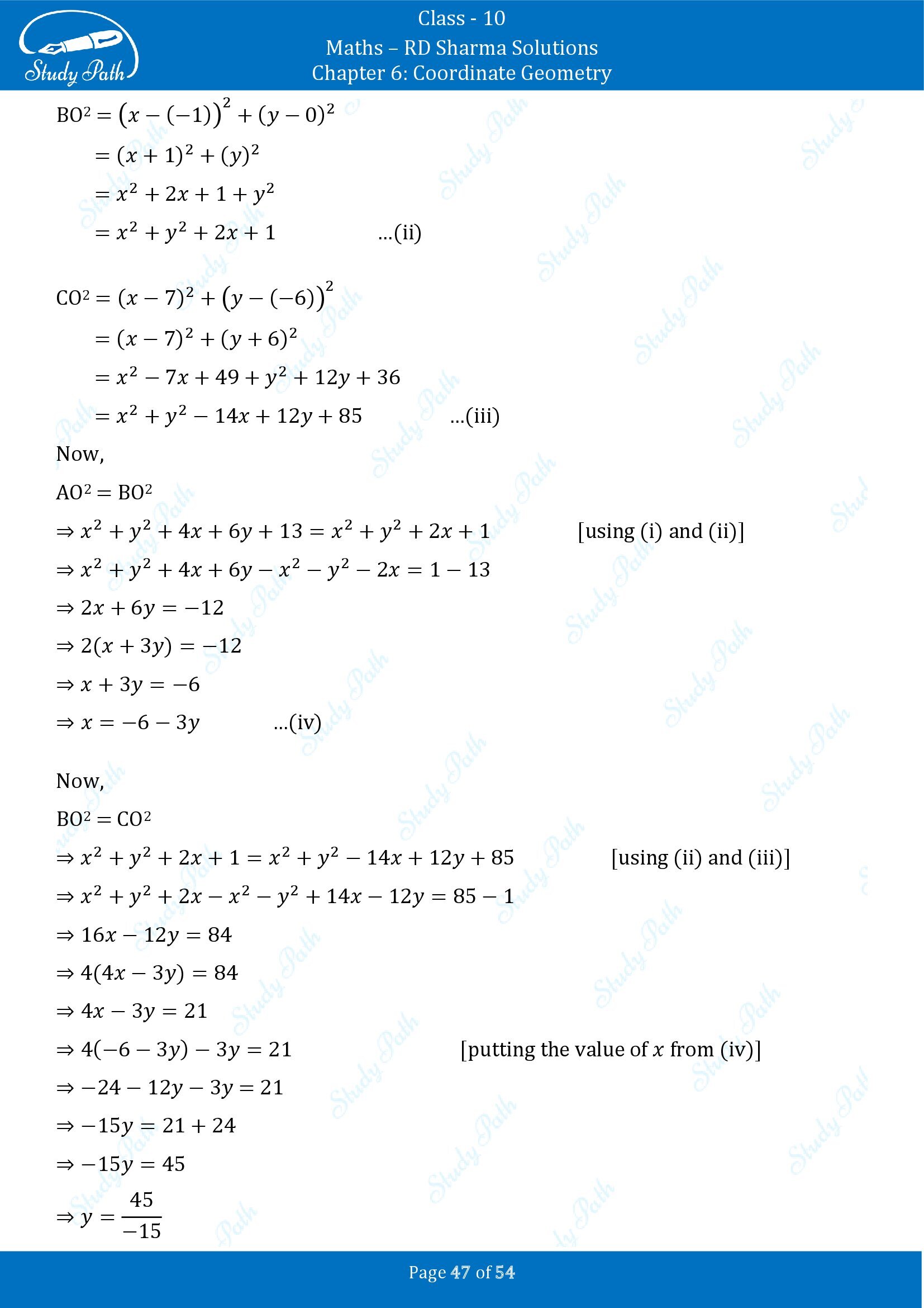 RD Sharma Solutions Class 10 Chapter 6 Coordinate Geometry Exercise 6.2 0047