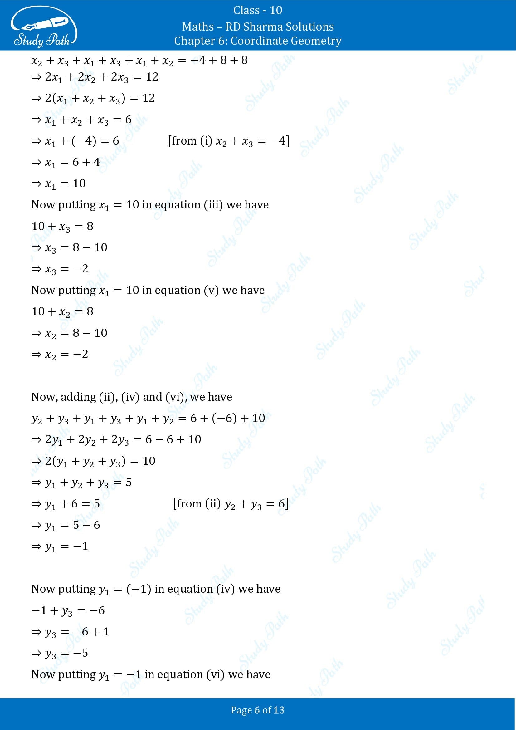 RD Sharma Solutions Class 10 Chapter 6 Coordinate Geometry Exercise 6.4 00006