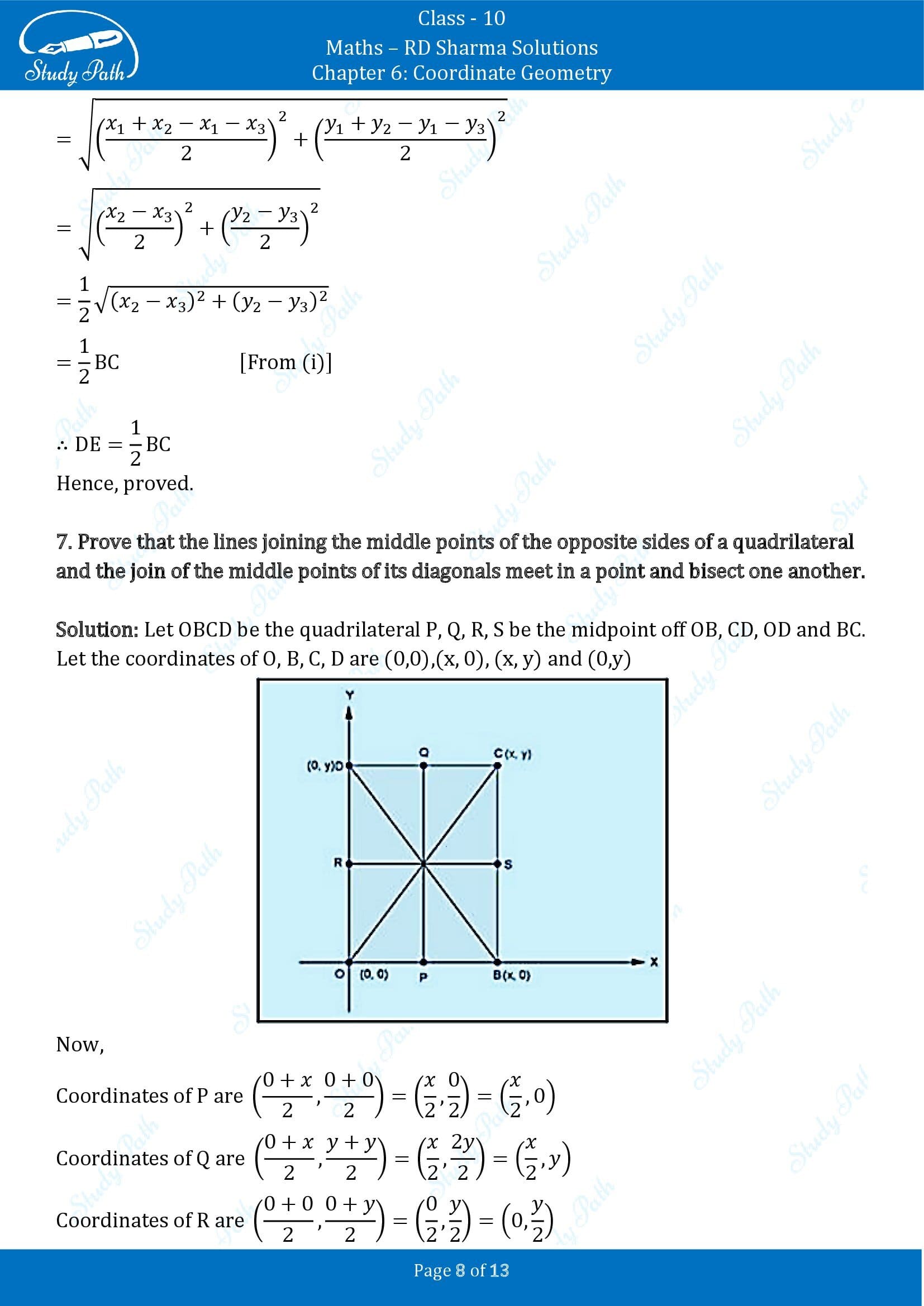 RD Sharma Solutions Class 10 Chapter 6 Coordinate Geometry Exercise 6.4 00008