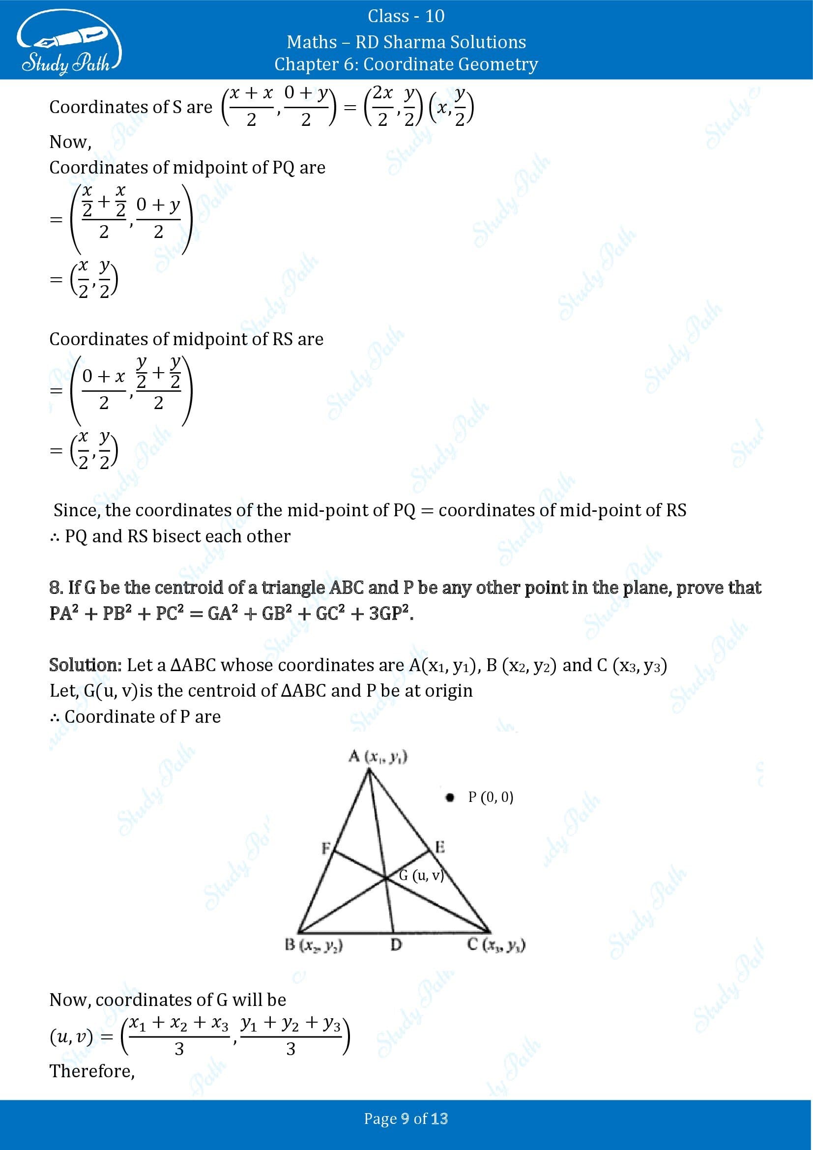 RD Sharma Solutions Class 10 Chapter 6 Coordinate Geometry Exercise 6.4 00009
