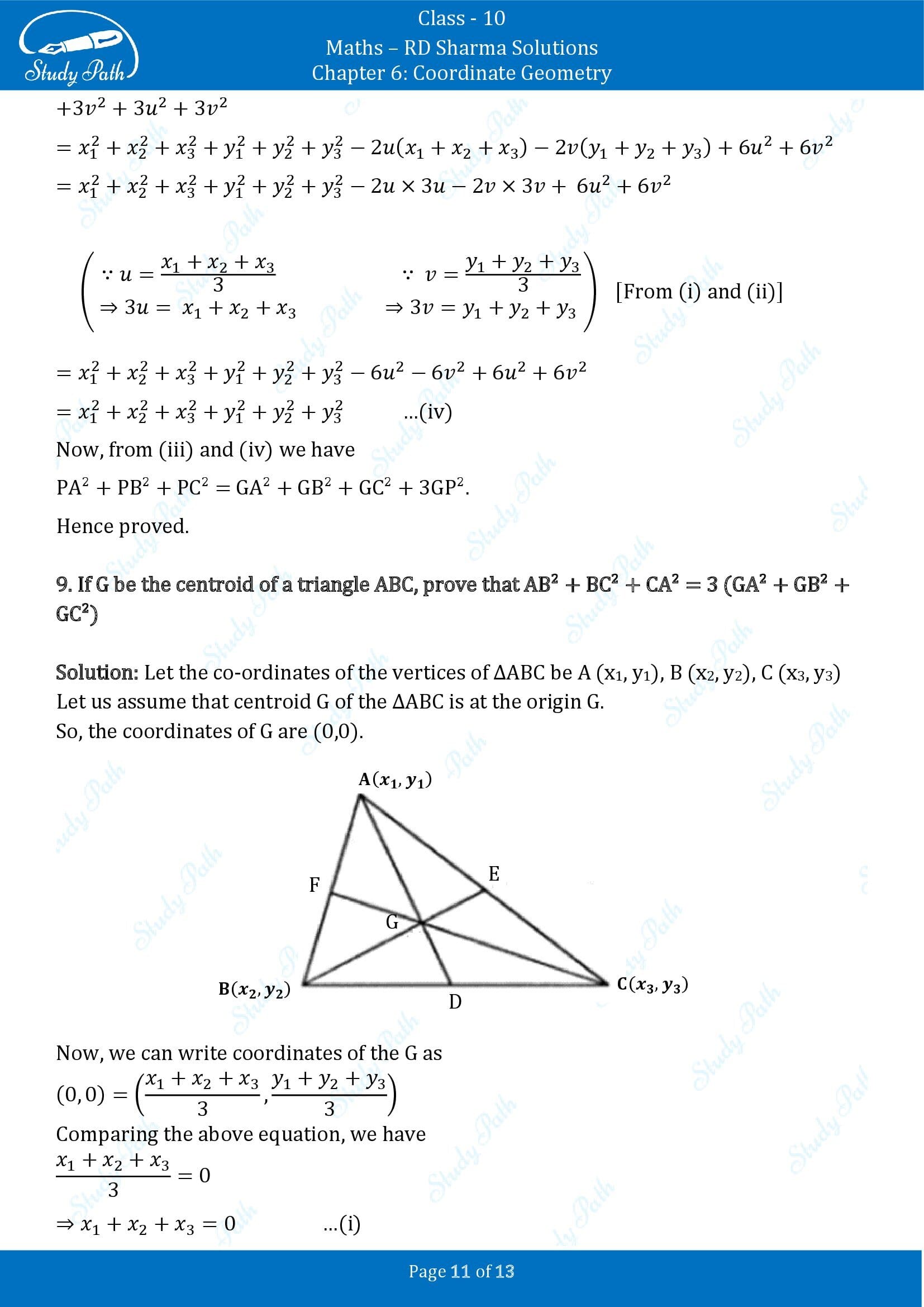 RD Sharma Solutions Class 10 Chapter 6 Coordinate Geometry Exercise 6.4 00011