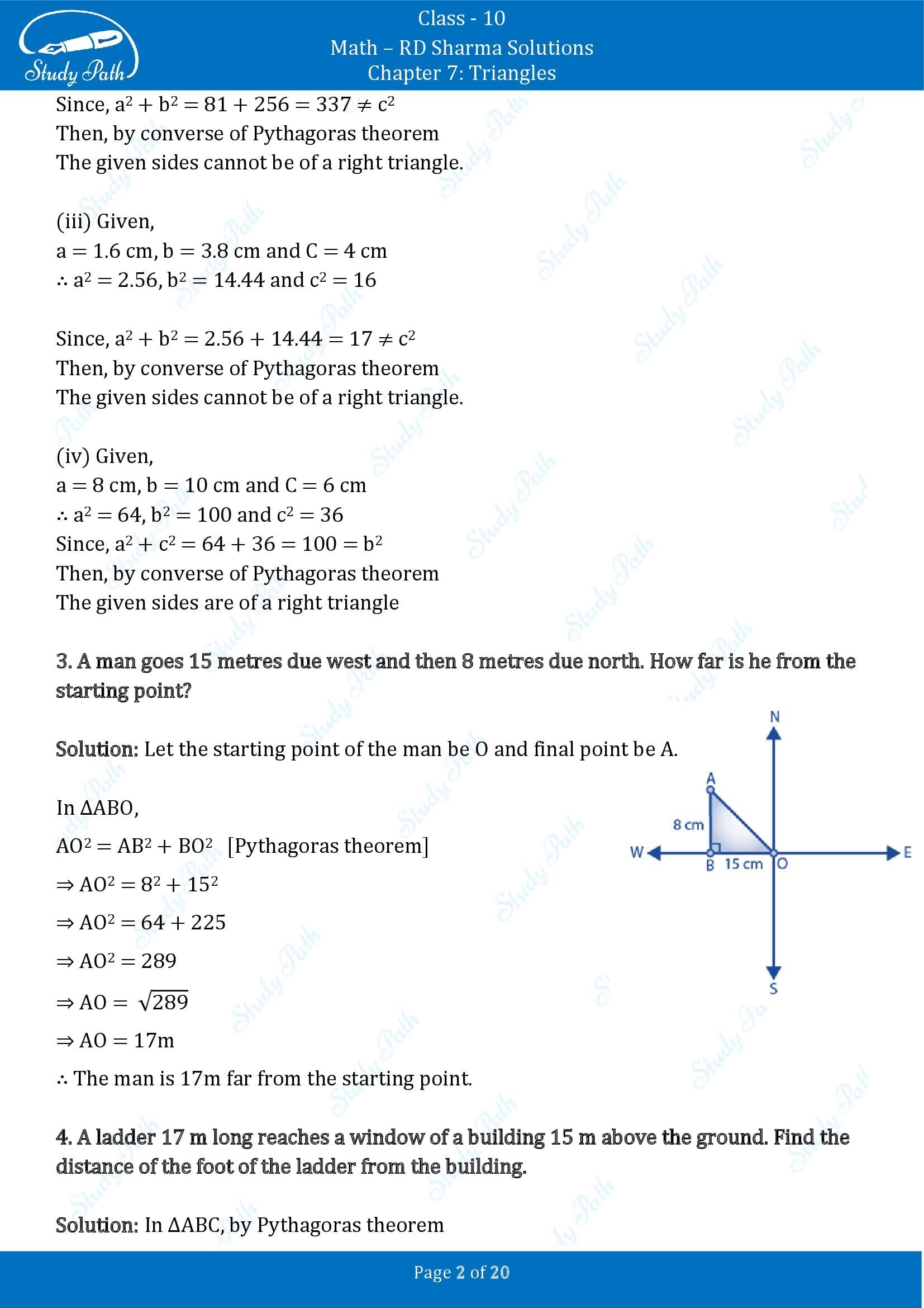 RD Sharma Solutions Class 10 Chapter 7 Triangles Exercise 7.7 00002