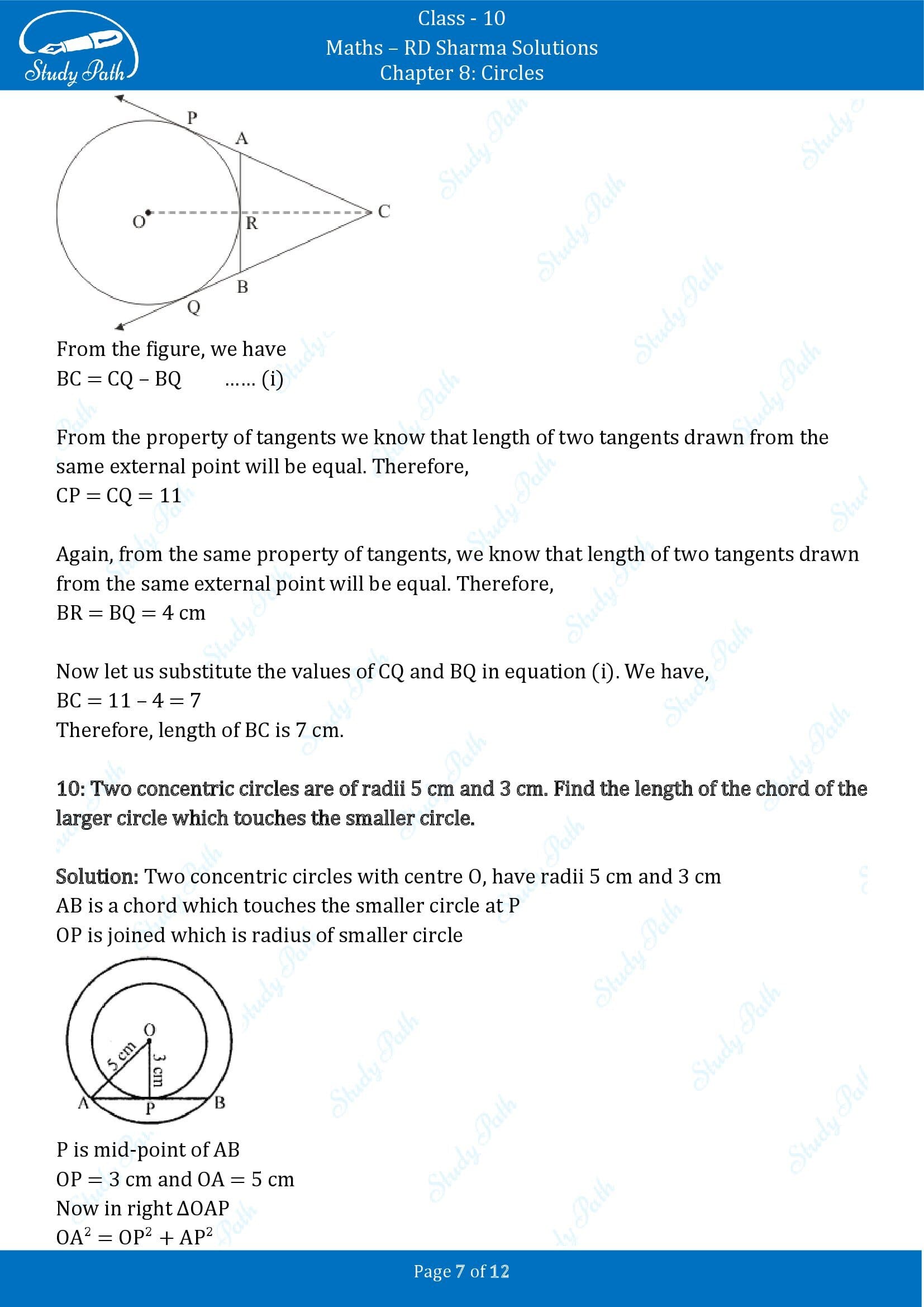 RD Sharma Solutions Class 10 Chapter 8 Circles Very Short Answer Type Questions VSAQs 00007