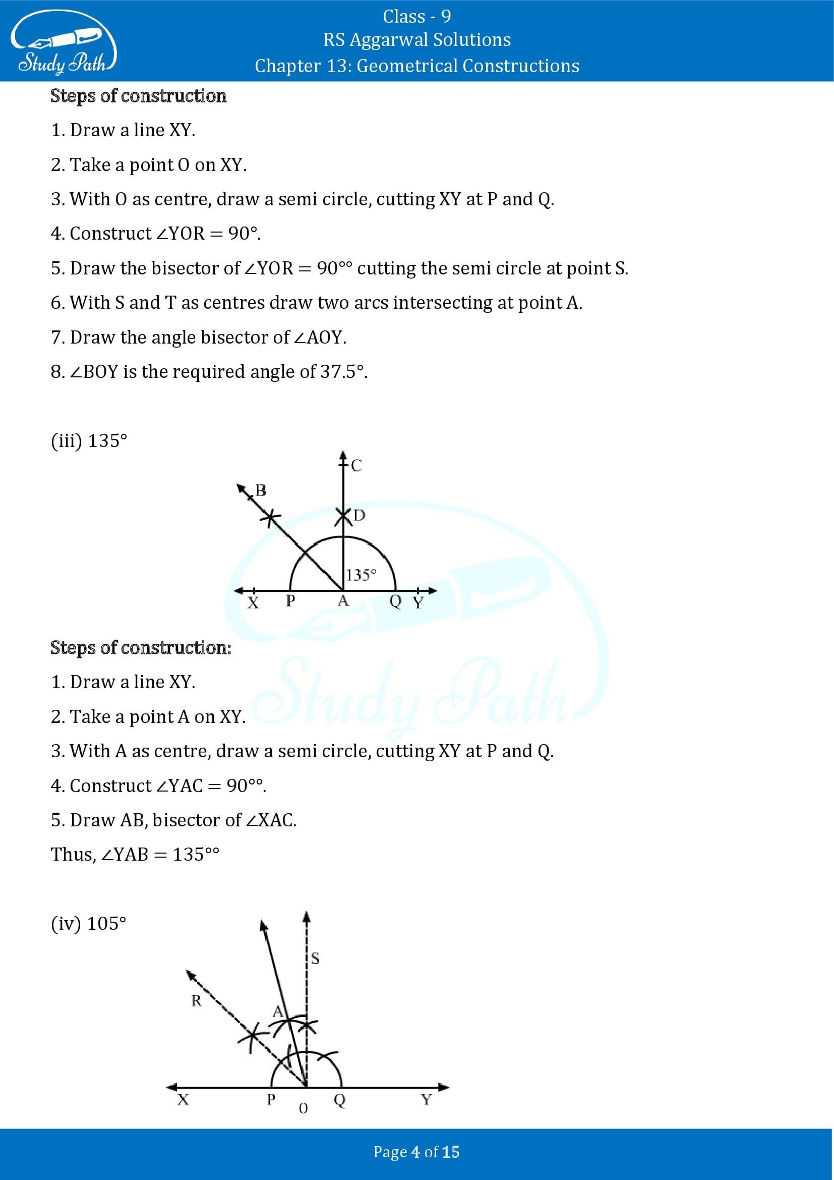 RS Aggarwal Solutions Class 9 Chapter 13 Geometrical Constructions 04