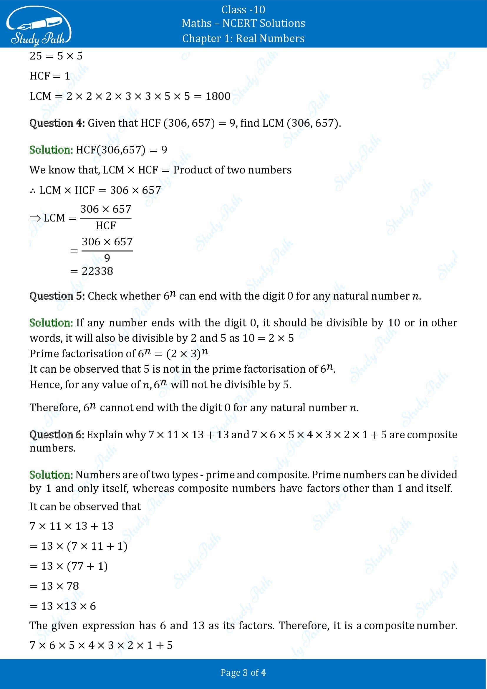 NCERT Solutions for Class 10 Maths Chapter 1 Real Numbers Exercise 1.2 00003
