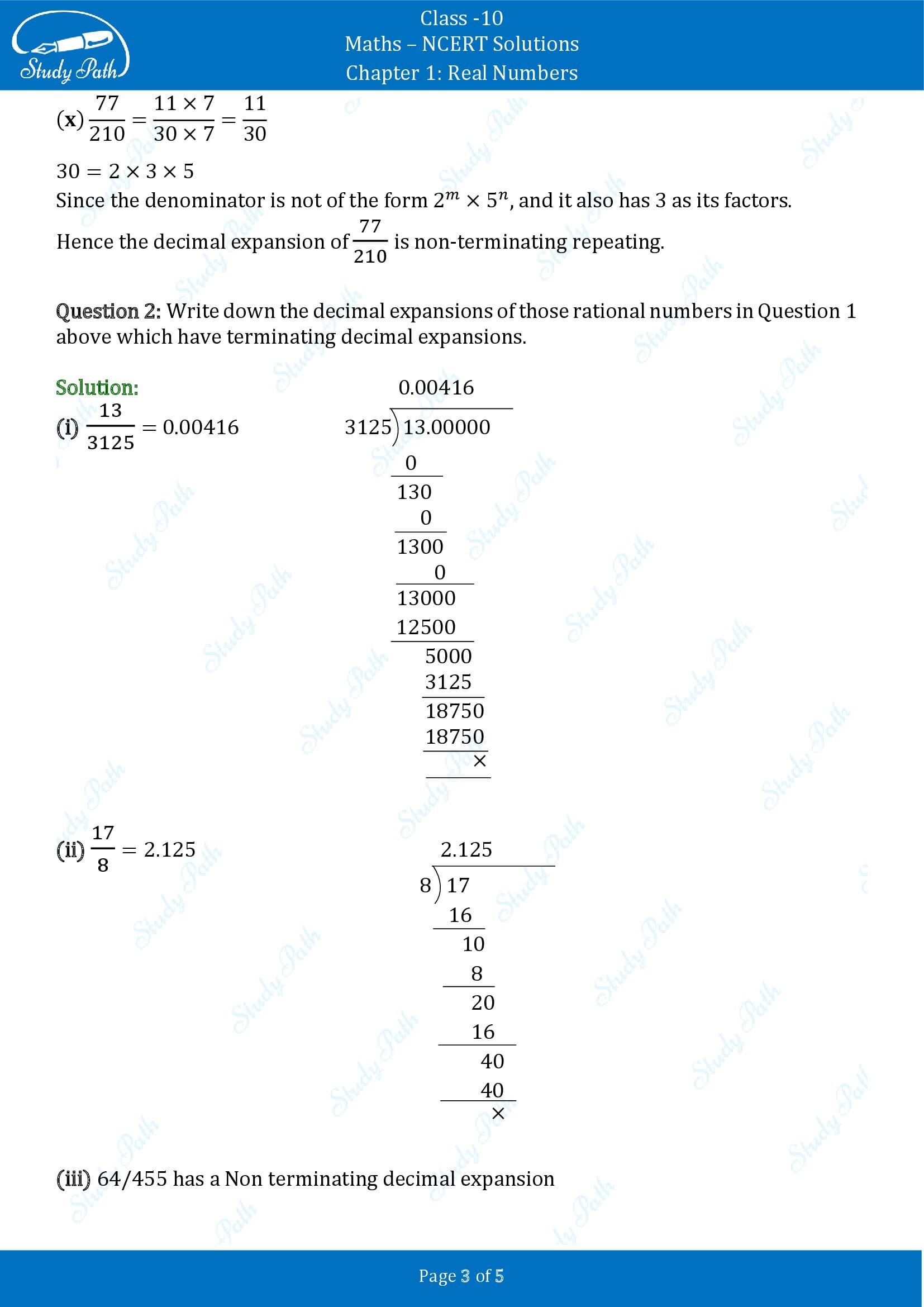 NCERT Solutions for Class 10 Maths Chapter 1 Real Numbers Exercise 1.4 00003