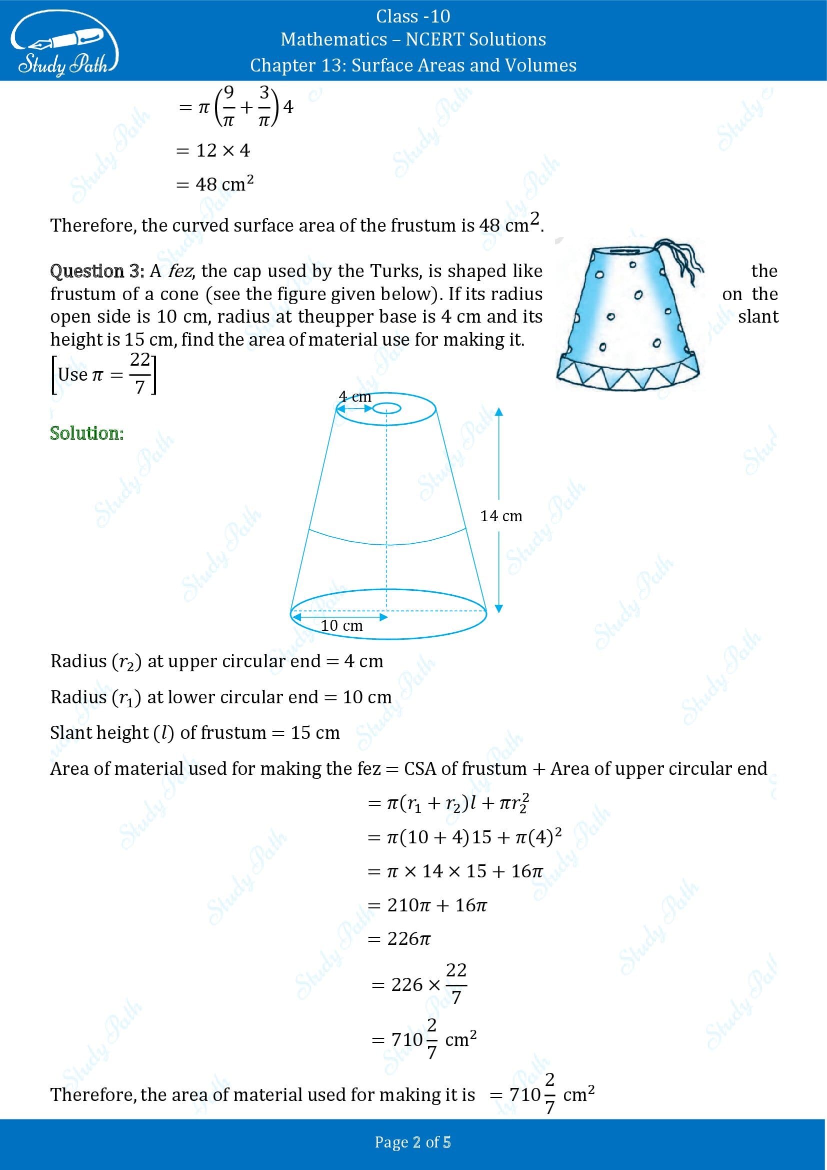 NCERT Solutions for Class 10 Maths Chapter 13 Surface Areas and Volumes Exercise 13.4 00002