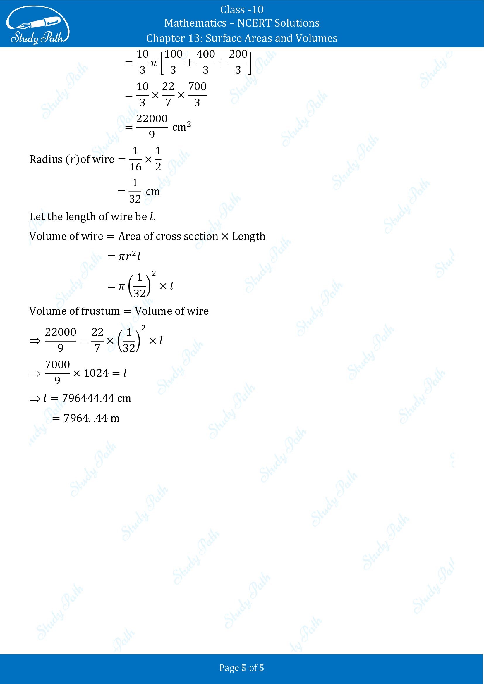 NCERT Solutions for Class 10 Maths Chapter 13 Surface Areas and Volumes Exercise 13.4 00005