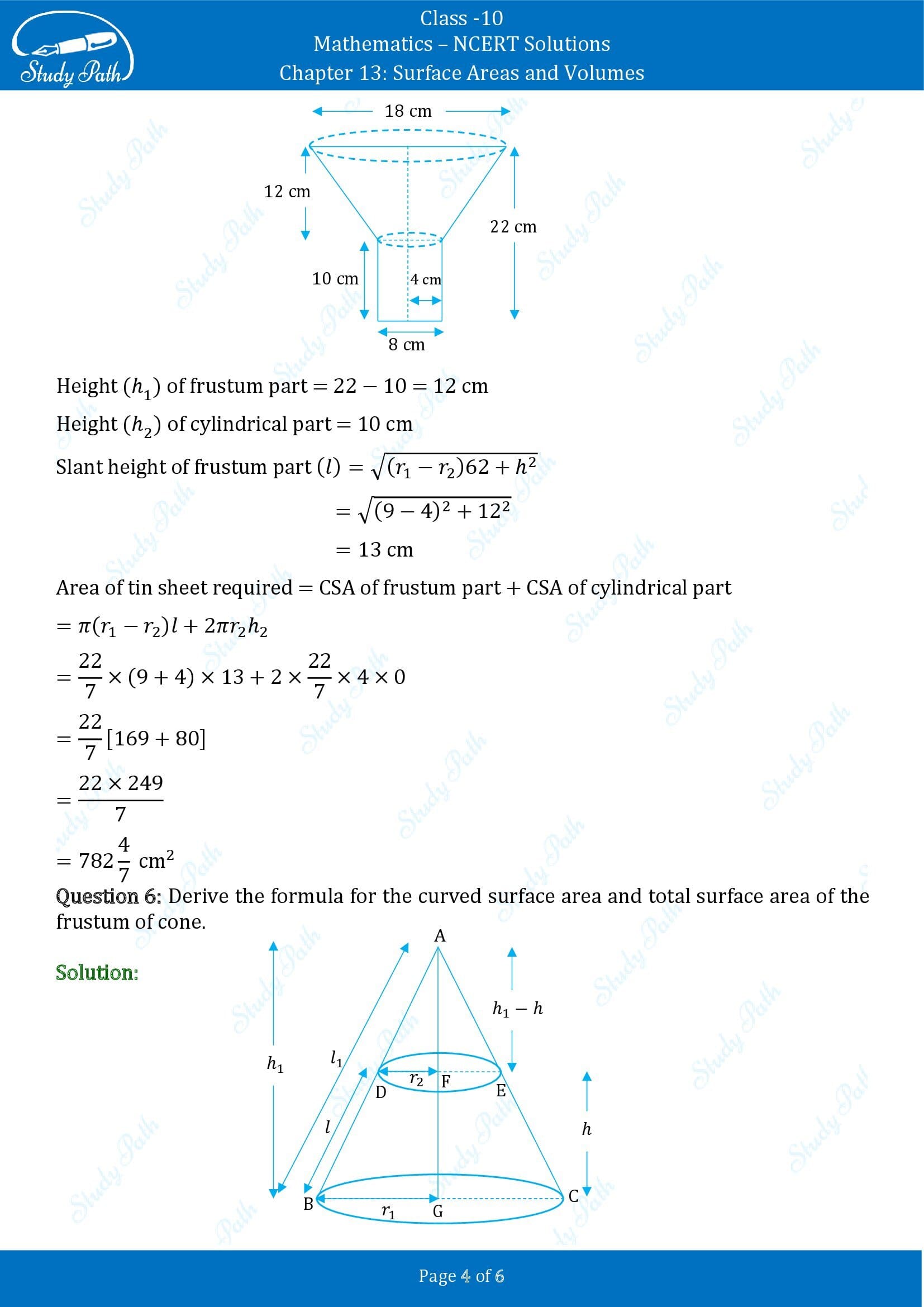 NCERT Solutions for Class 10 Maths Chapter 13 Surface Areas and Volumes Exercise 13.5 00004