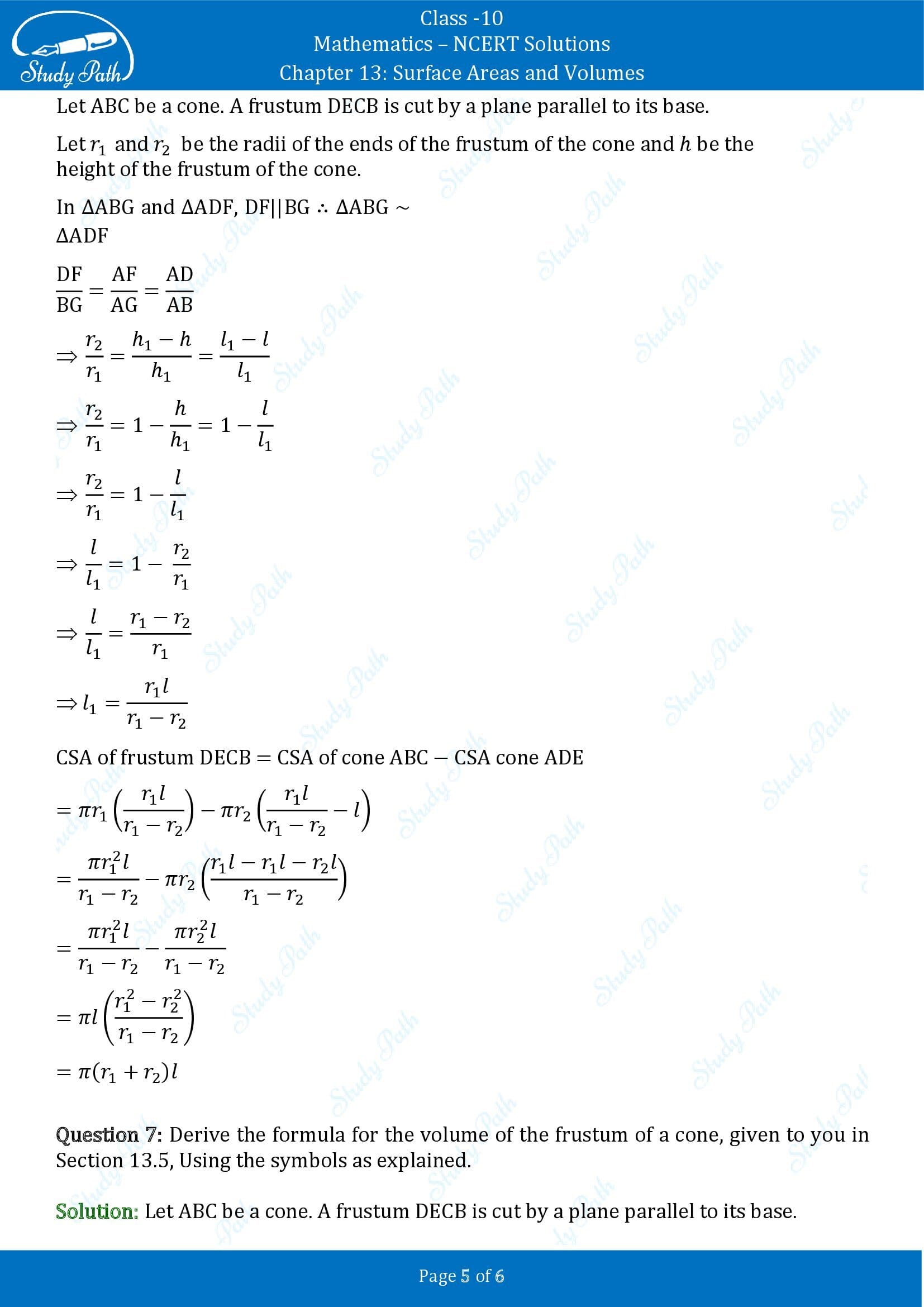NCERT Solutions for Class 10 Maths Chapter 13 Surface Areas and Volumes Exercise 13.5 00005