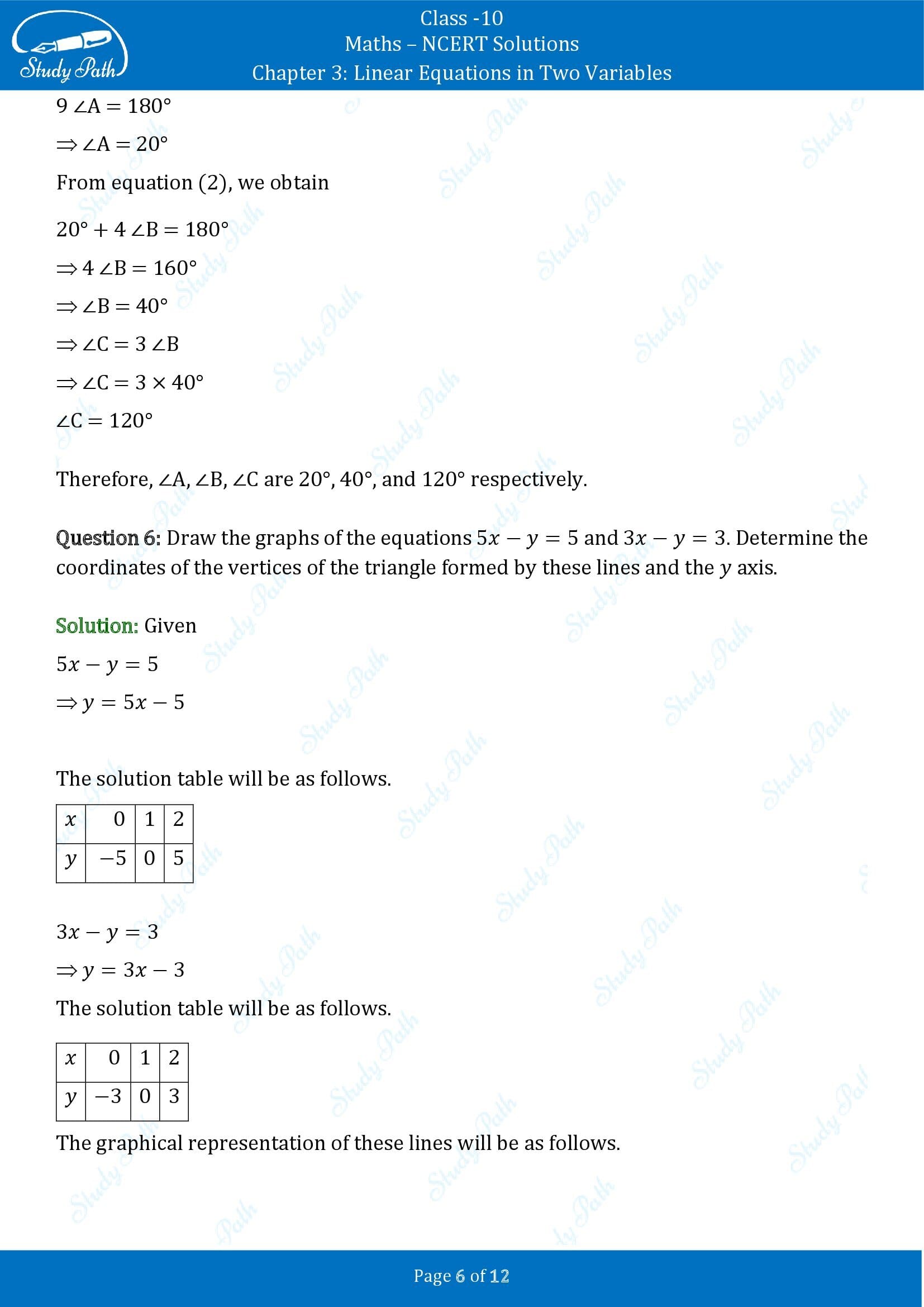 NCERT Solutions for Class 10 Maths Chapter 3 Linear Equations in Two Variables Exercise 3.7 00006
