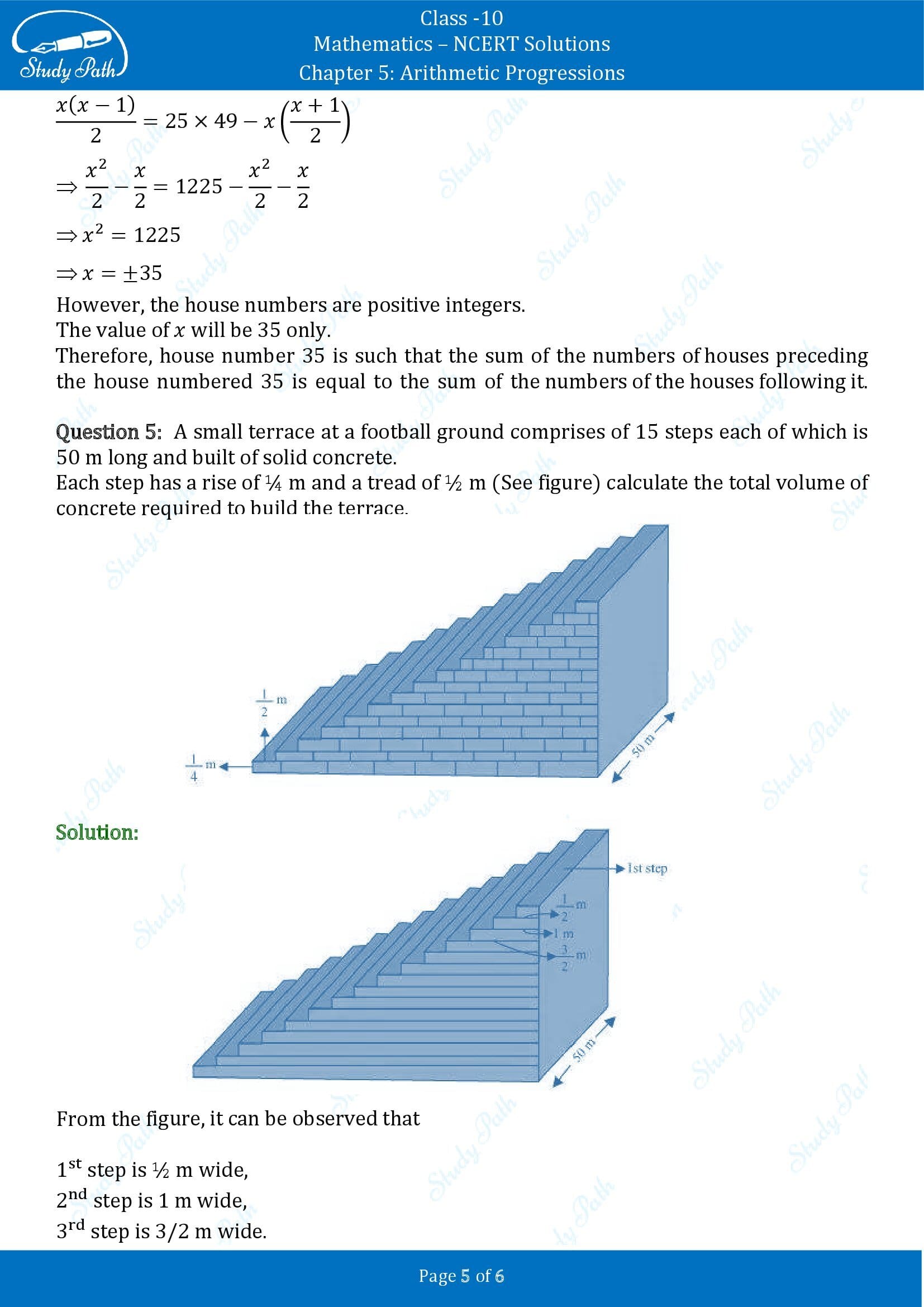 NCERT Solutions for Class 10 Maths Chapter 5 Arithmetic Progressions Exercise 5.4 00005