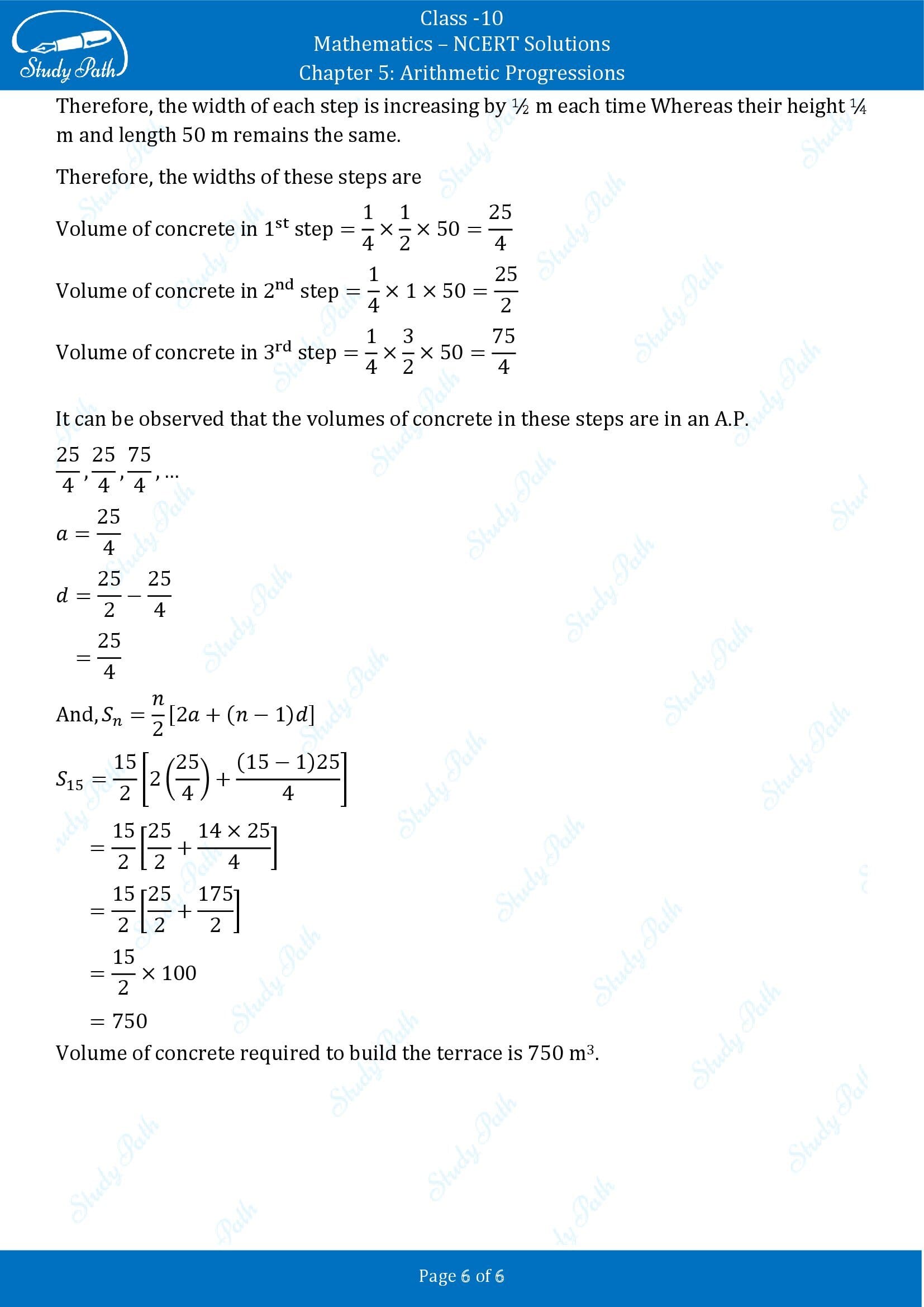 NCERT Solutions for Class 10 Maths Chapter 5 Arithmetic Progressions Exercise 5.4 00006