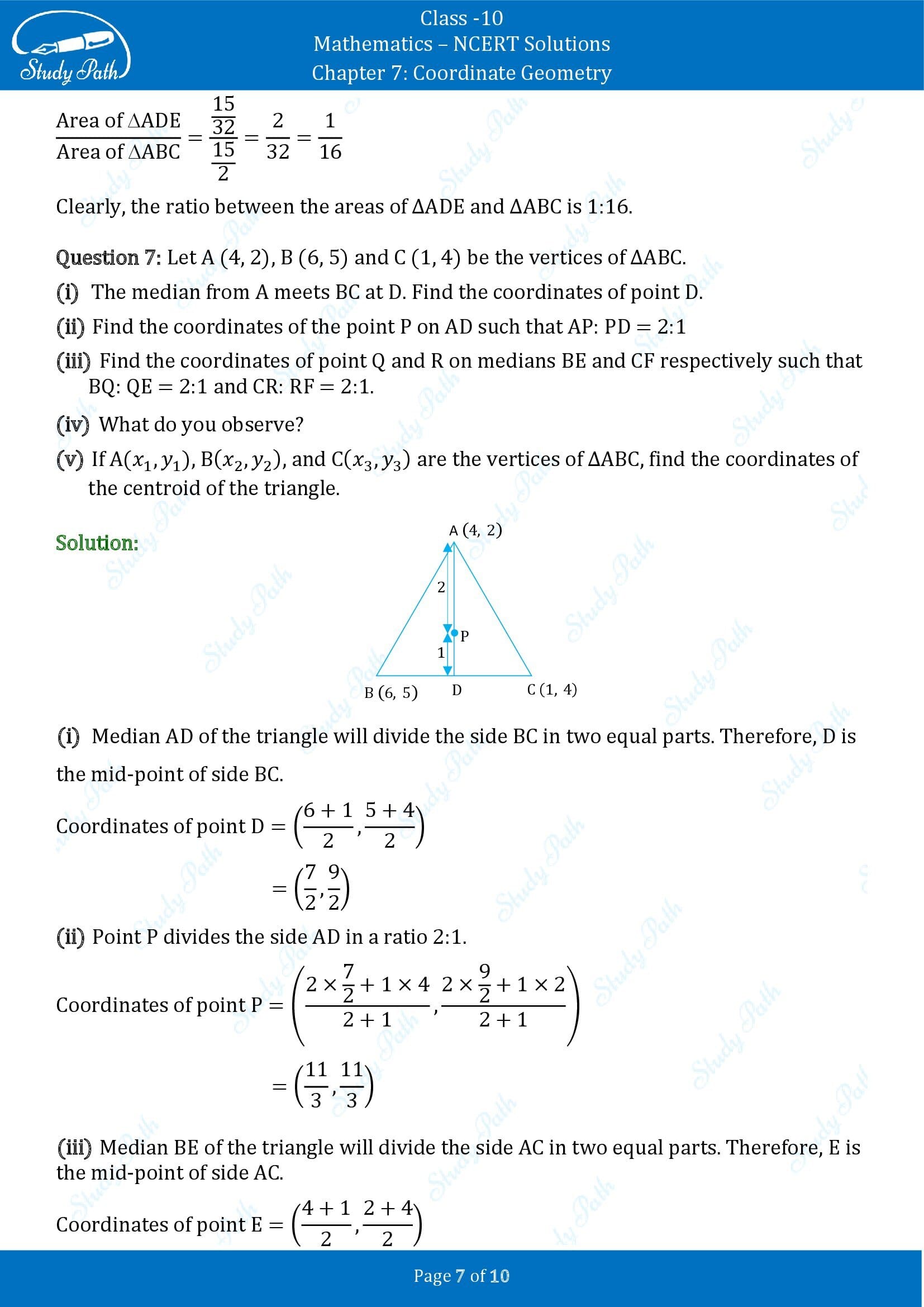 NCERT Solutions for Class 10 Maths Chapter 7 Coordinate Geometry Exercise 7.4 00007