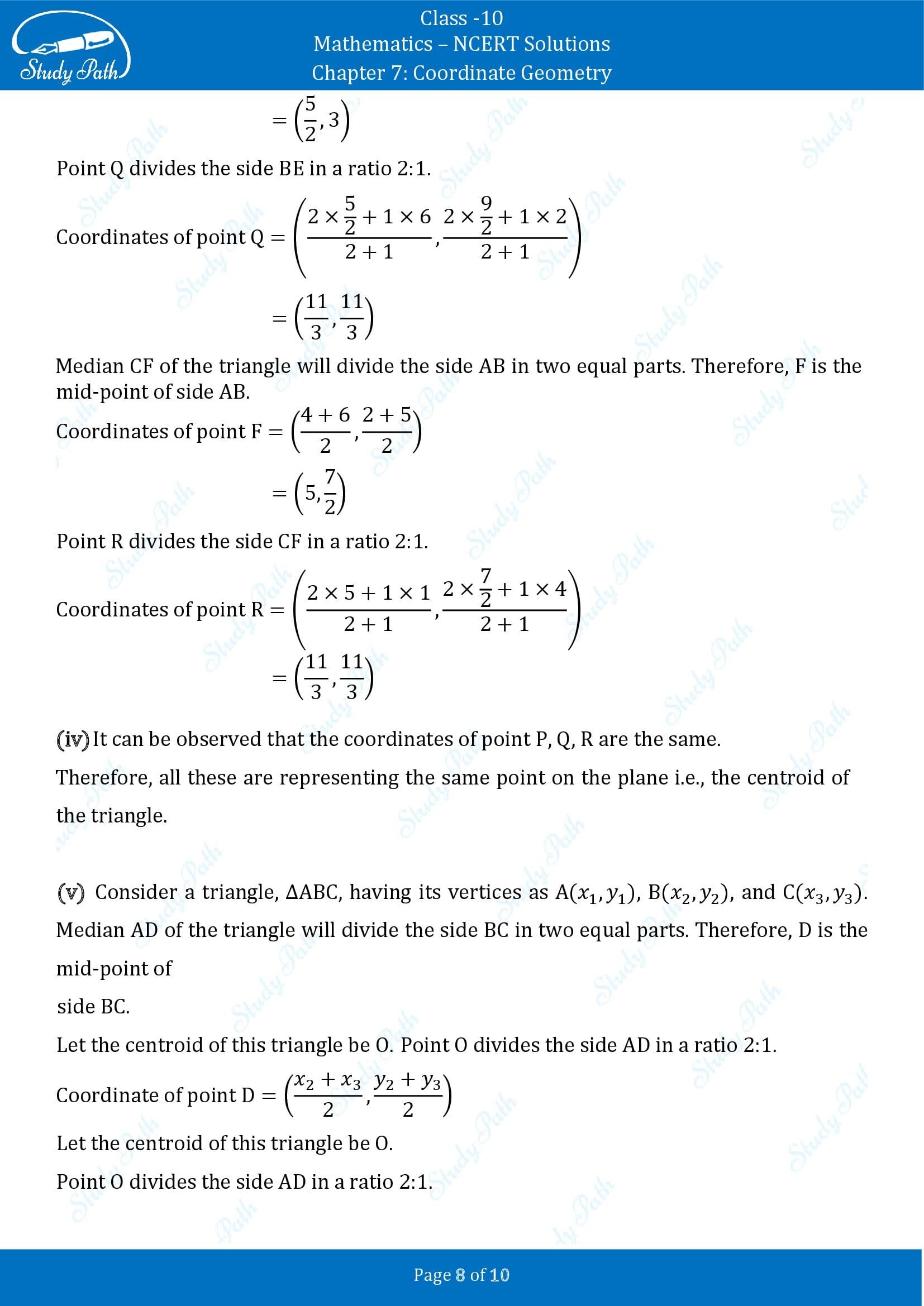 NCERT Solutions for Class 10 Maths Chapter 7 Coordinate Geometry Exercise 7.4 00008