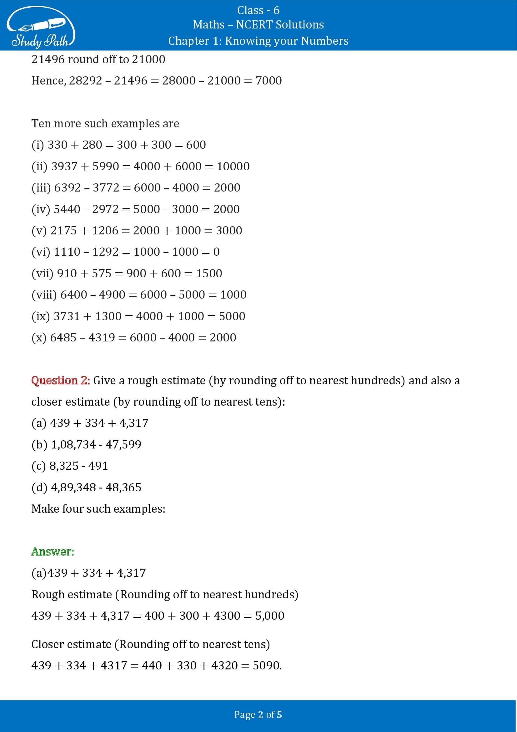 NCERT Solutions for Class 6 Maths Chapter 1 Knowing Your Numbers Exercise 1.3 00002