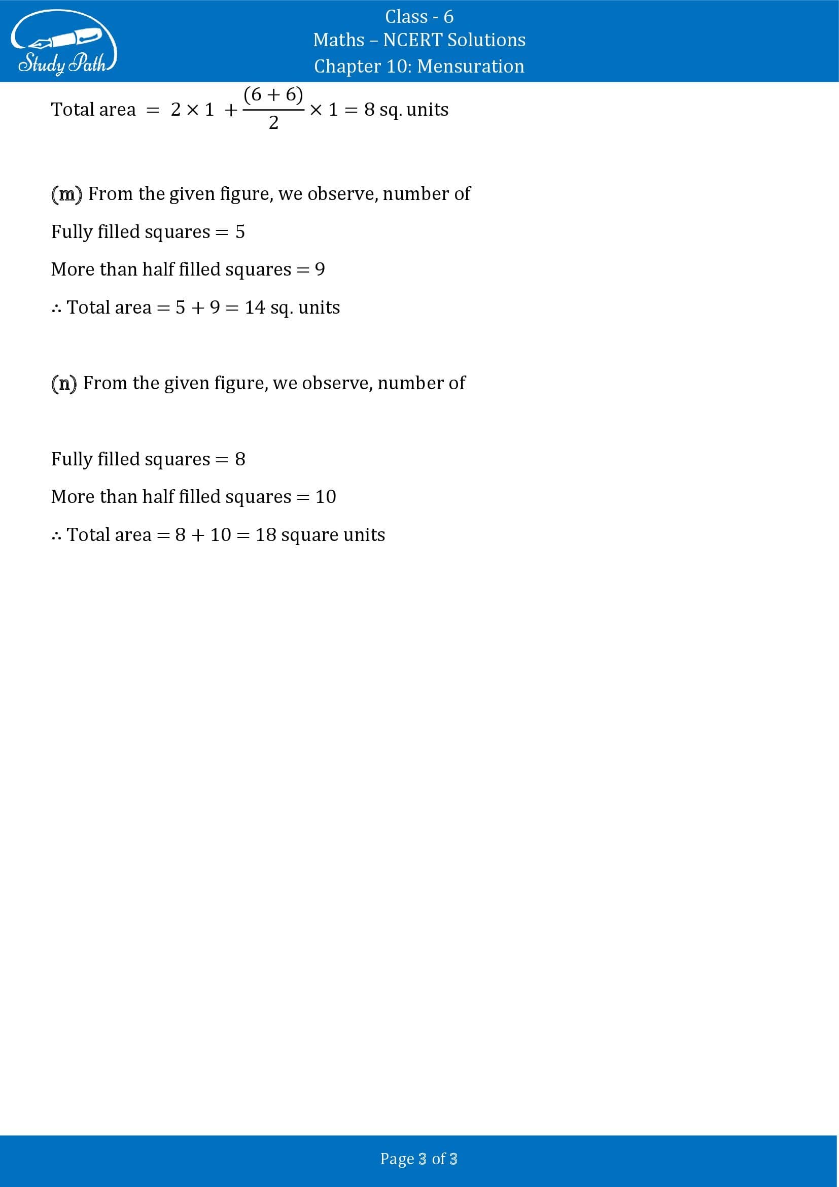 NCERT Solutions for Class 6 Maths Chapter 10 Mensuration Exercise 10.2 00003