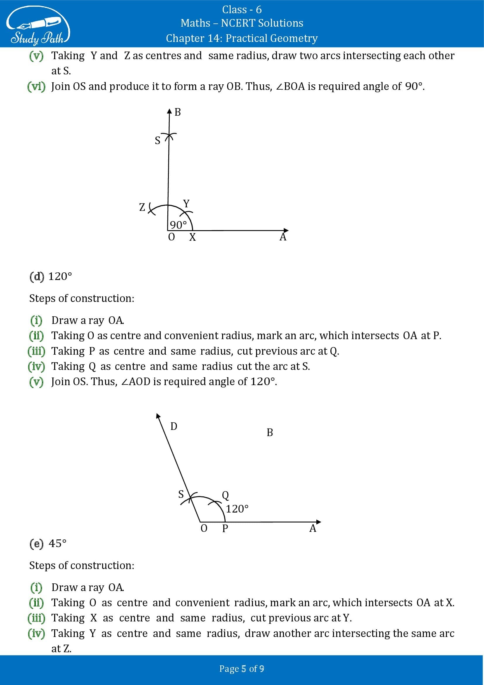 NCERT Solutions for Class 6 Maths Chapter 14 Practical Geometry Exercise 14.6 00005