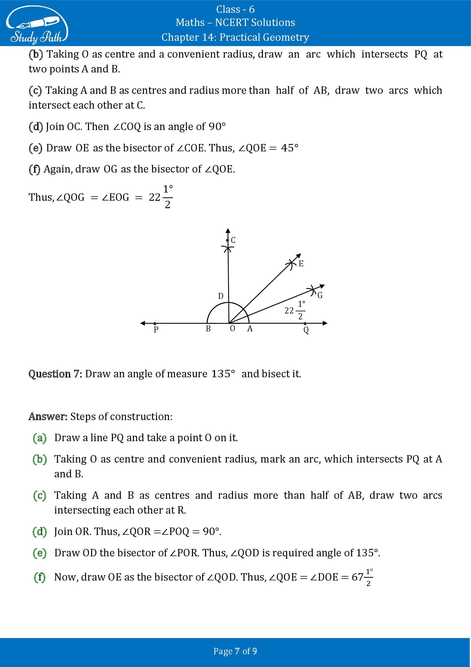 NCERT Solutions for Class 6 Maths Chapter 14 Practical Geometry Exercise 14.6 00007