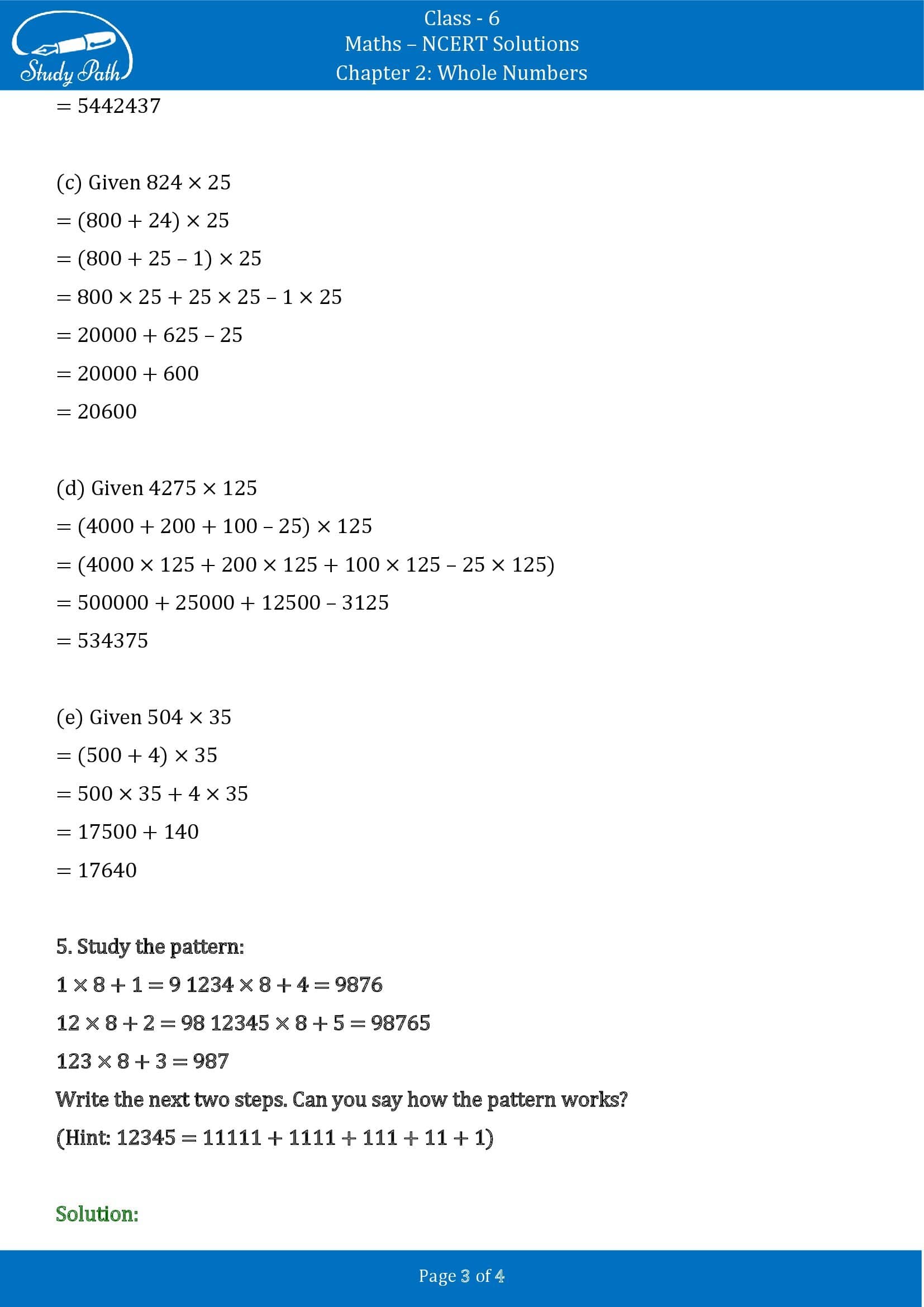 NCERT Solutions for Class 6 Maths Chapter 2 Whole Numbers Exercise 2.3 00003