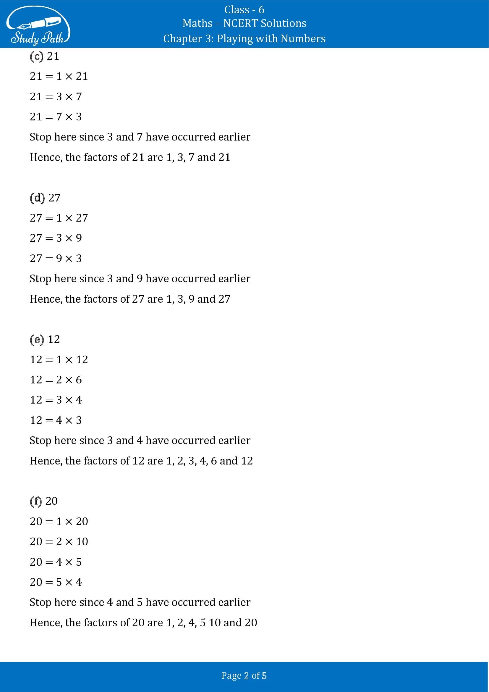 NCERT Solutions for Class 6 Maths Chapter 3 Playing with Numbers Exercise 3.1 00002