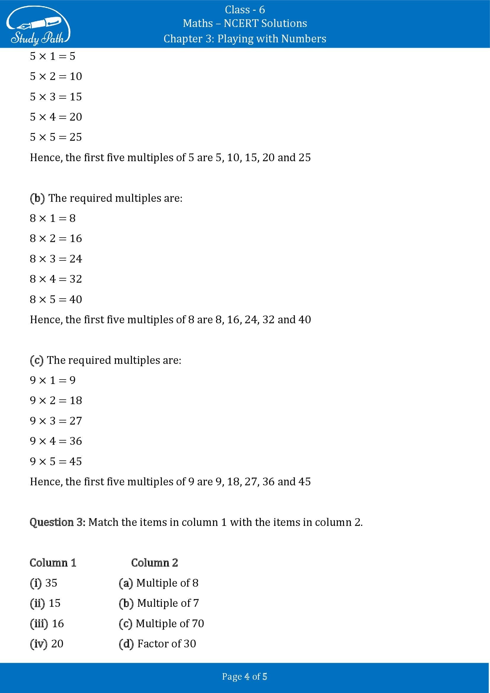 NCERT Solutions for Class 6 Maths Chapter 3 Playing with Numbers Exercise 3.1 00004