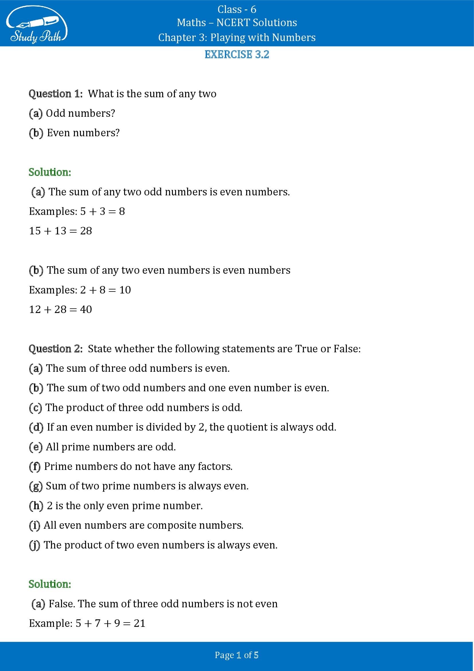 NCERT Solutions for Class 6 Maths Chapter 3 Playing with Numbers Exercise 3.2 00001