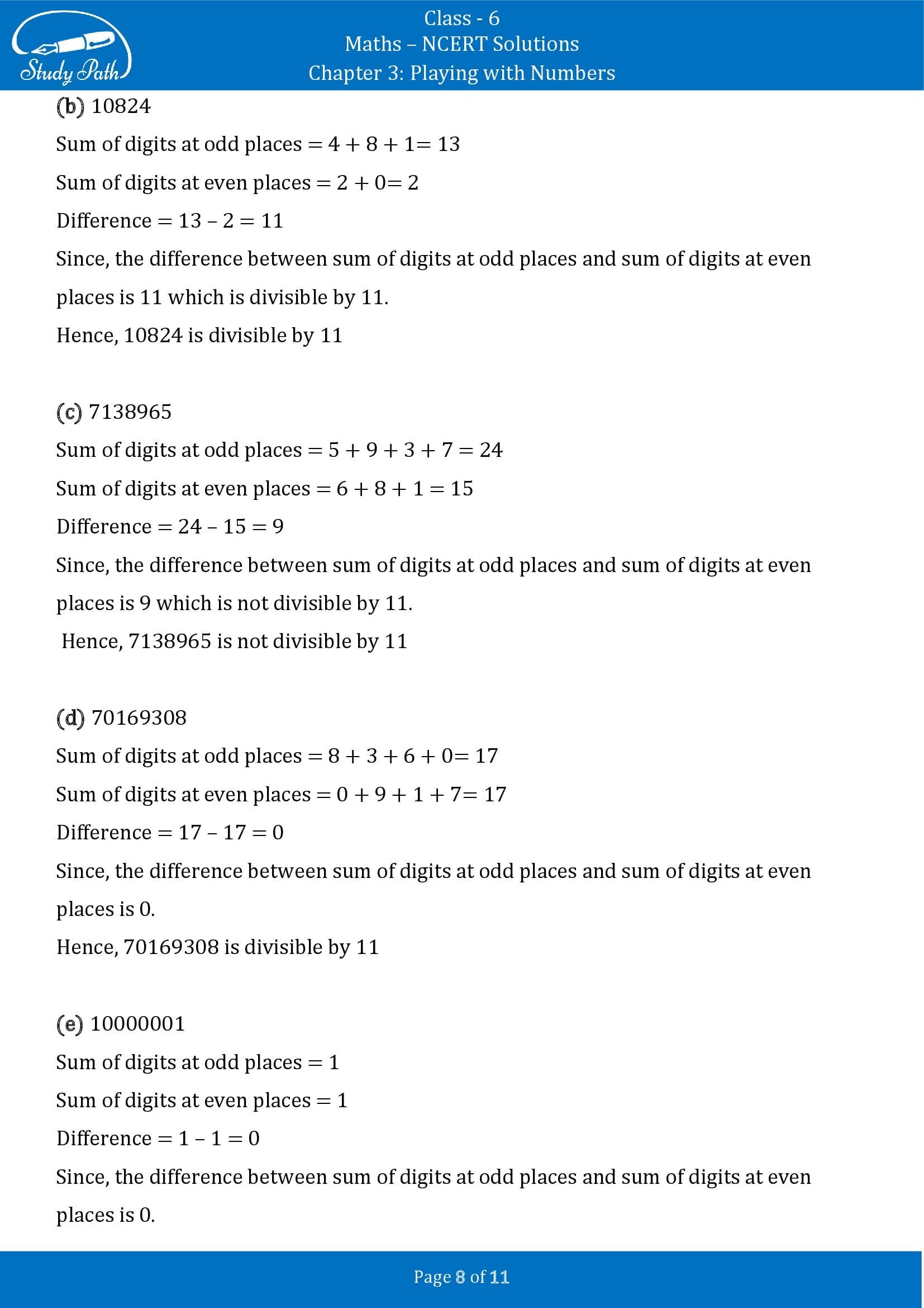 NCERT Solutions for Class 6 Maths Chapter 3 Playing with Numbers Exercise 3.3 00008