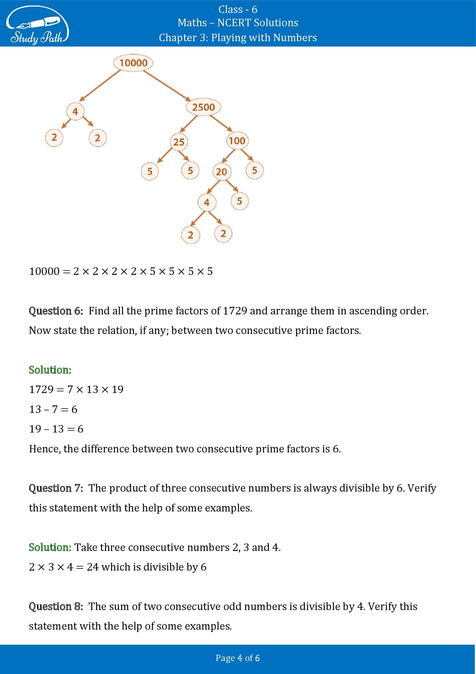 NCERT Solutions for Class 6 Maths Chapter 3 Playing with Numbers Exercise 3.5 00004