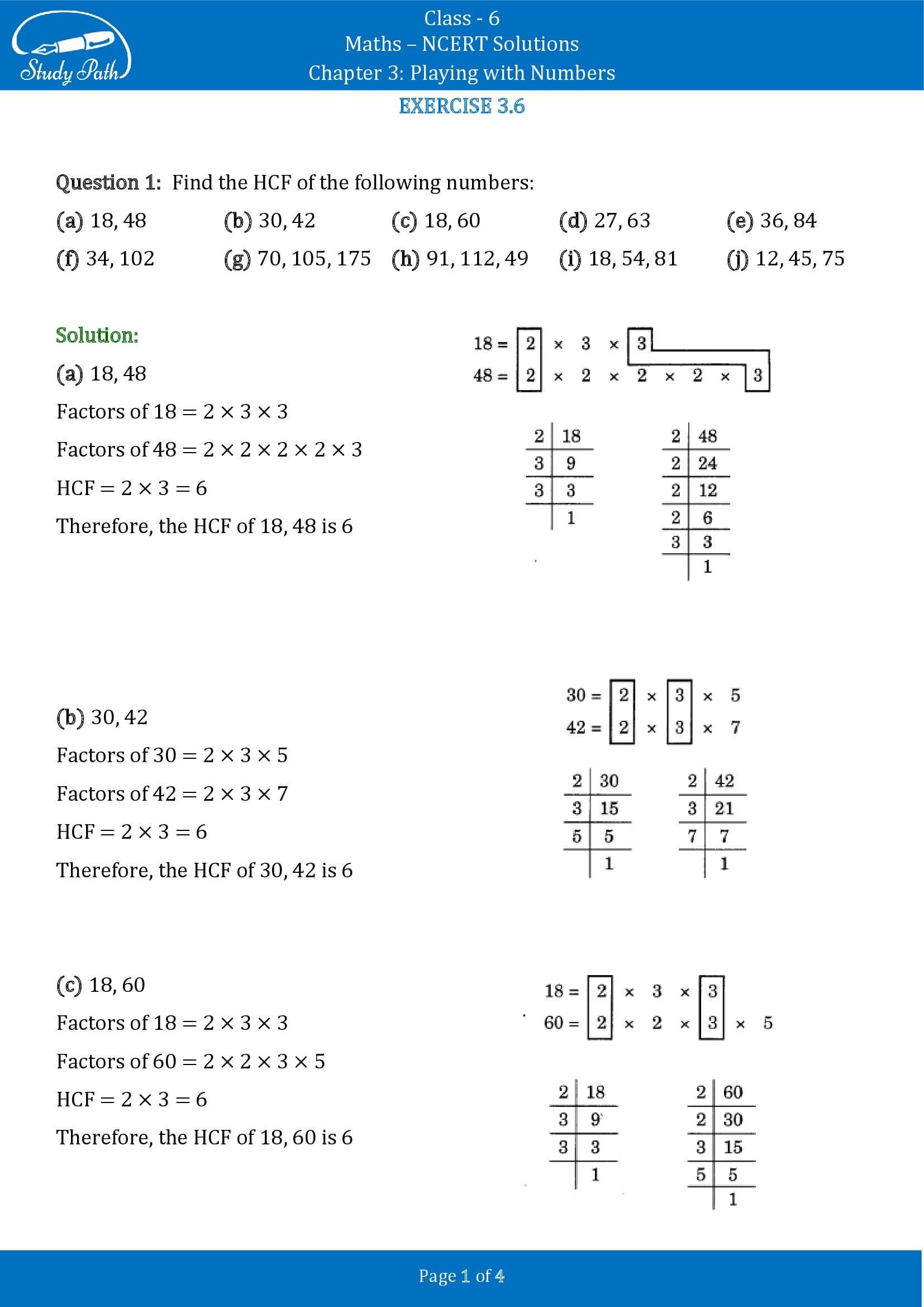 NCERT Solutions for Class 6 Maths Chapter 3 Playing with Numbers Exercise 3.6 00001