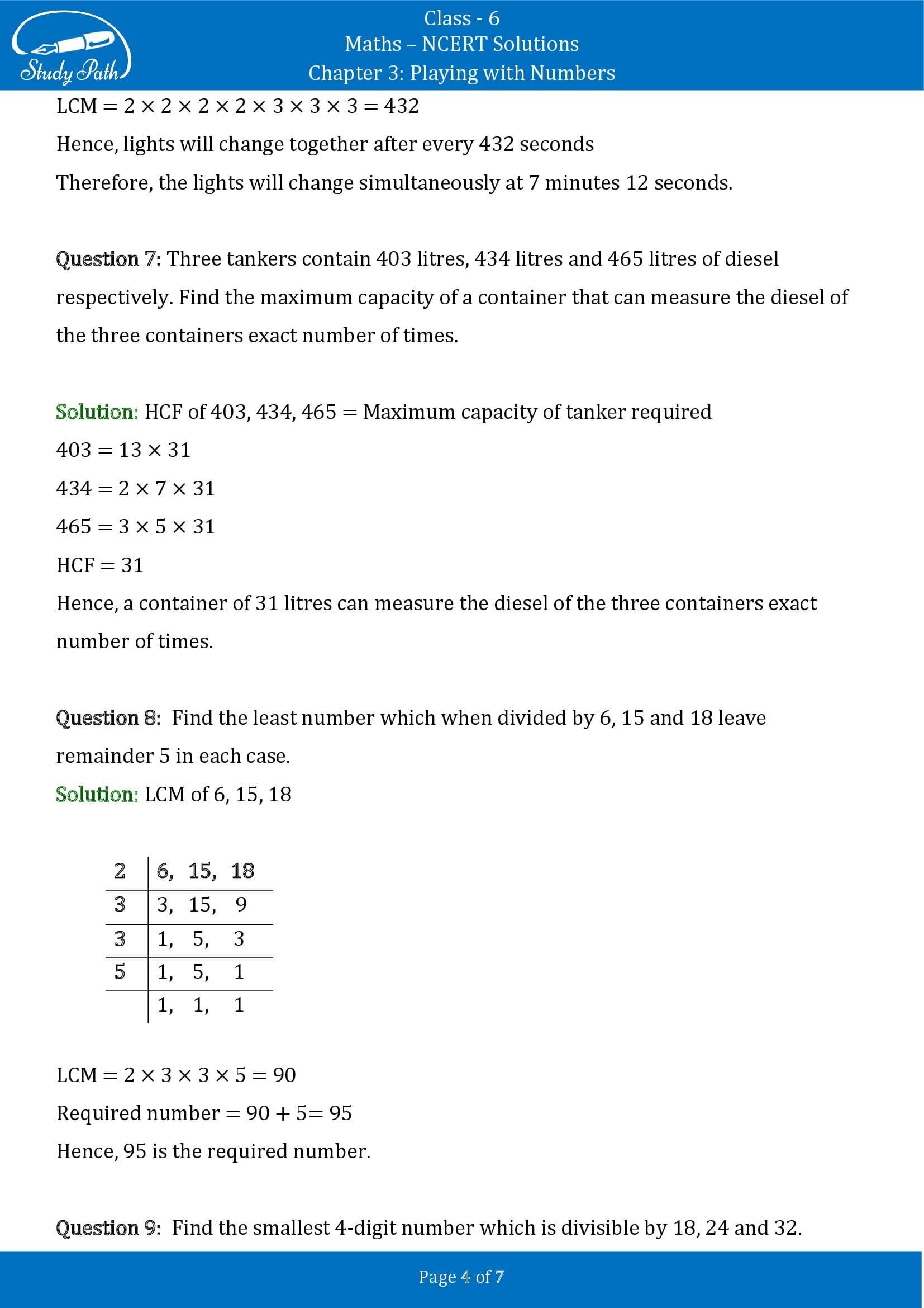 NCERT Solutions for Class 6 Maths Chapter 3 Playing with Numbers Exercise 3.7 00004