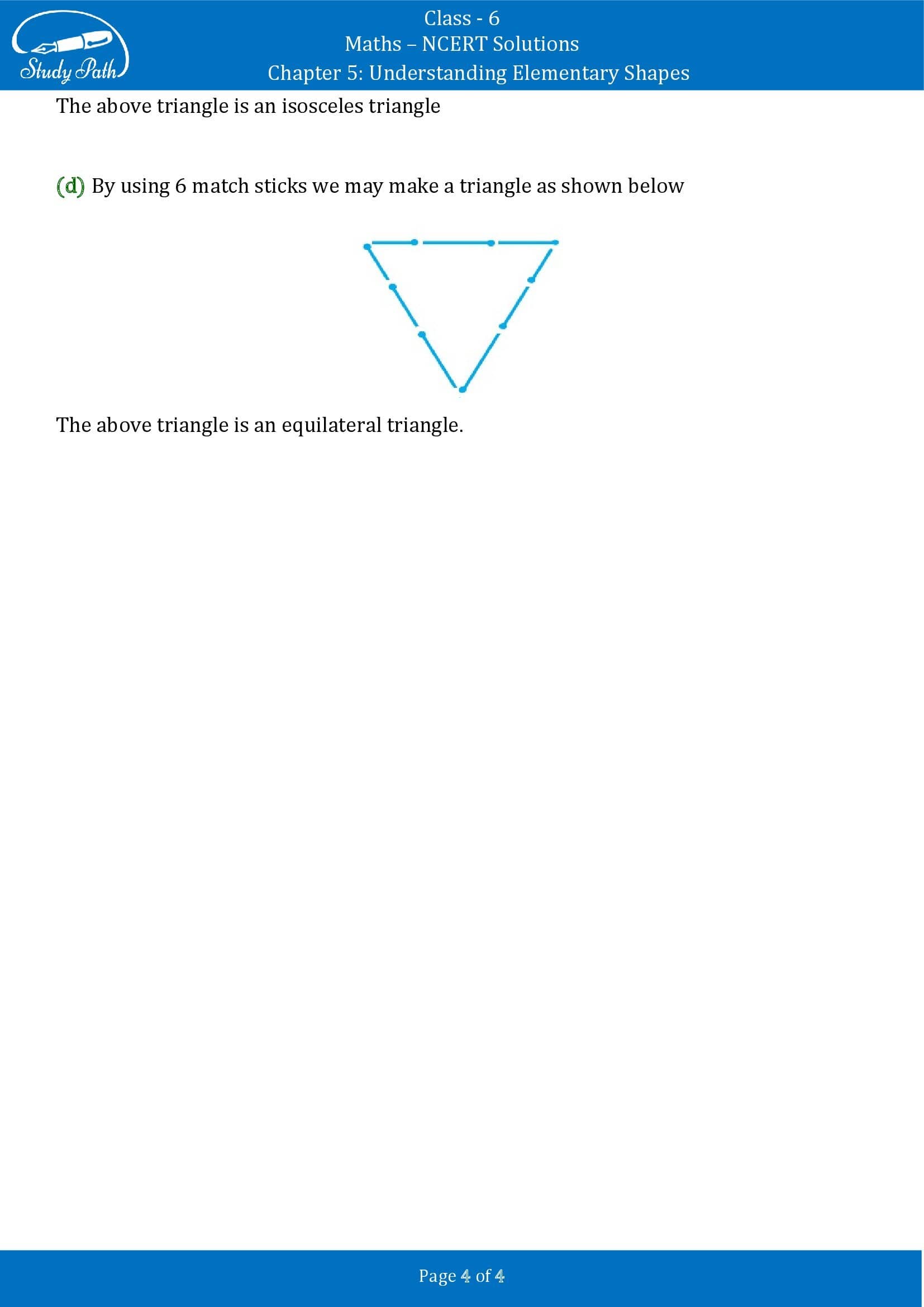 NCERT Solutions for Class 6 Maths Chapter 5 Understanding Elementary Shapes Exercise 5.6 00004