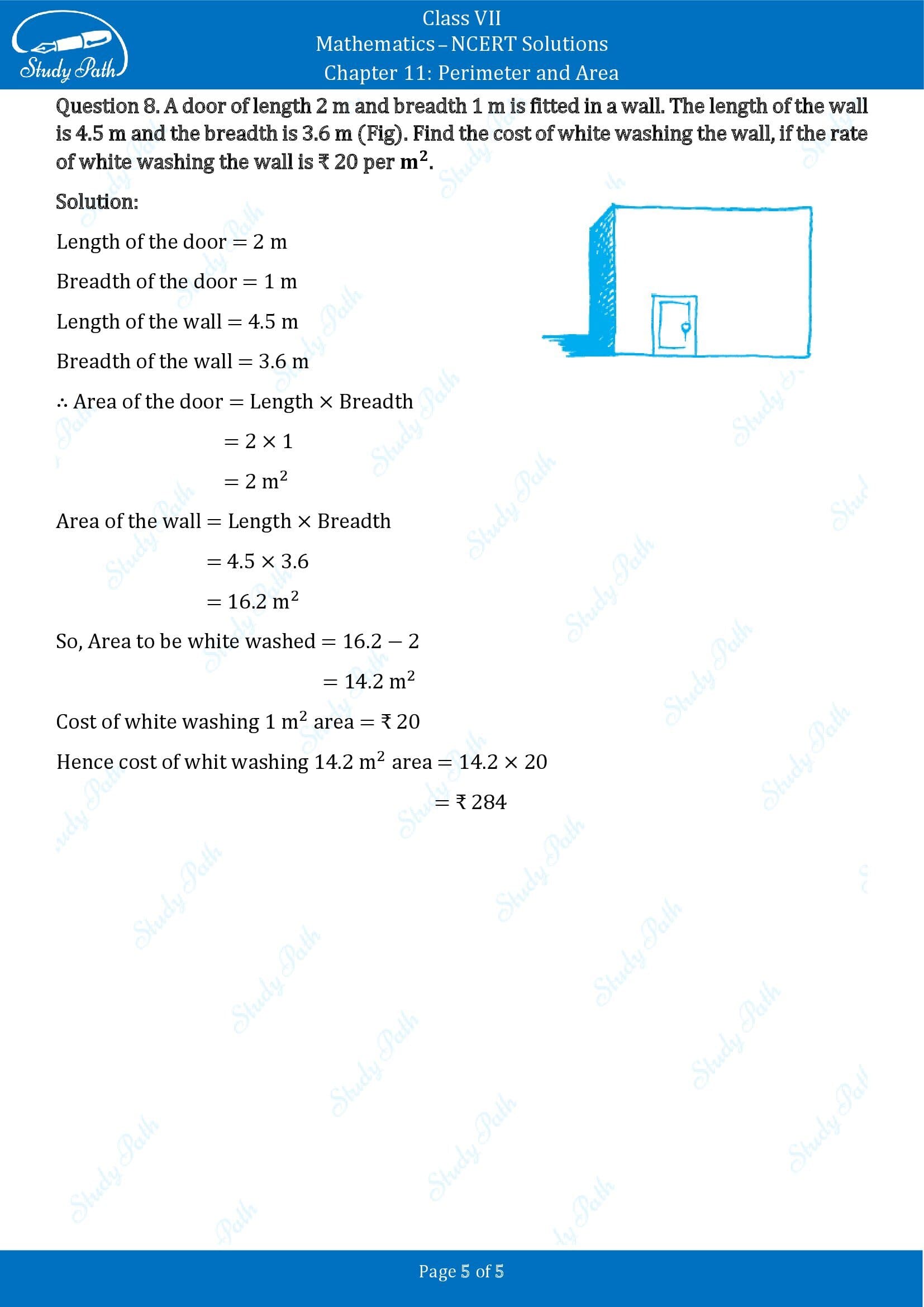 NCERT Solutions for Class 7 Maths Chapter 11 Perimeter and Area Exercise 11.1 00005
