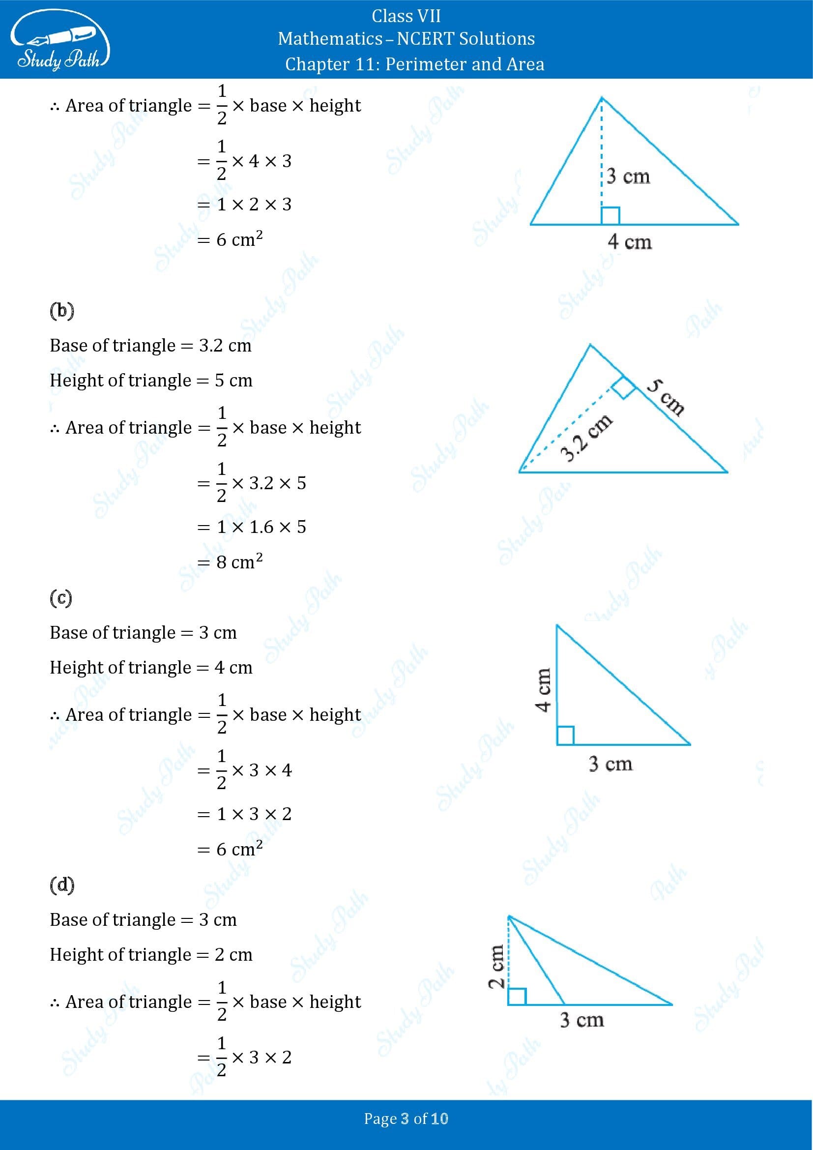 NCERT Solutions for Class 7 Maths Chapter 11 Perimeter and Area Exercise 11.2 00003