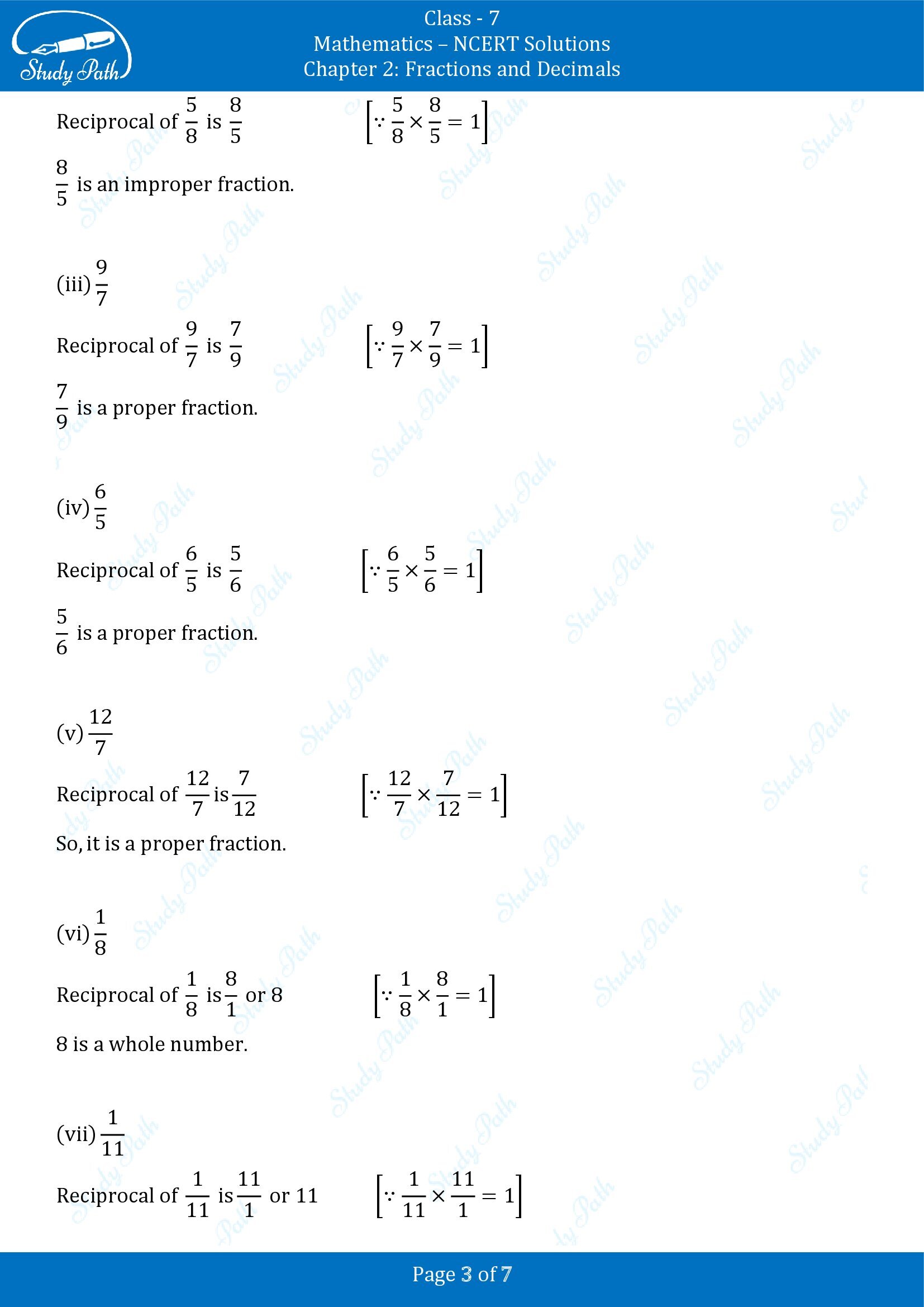 NCERT Solutions for Class 7 Maths Chapter 2 Fractions and Decimals Exercise 2.4 00003