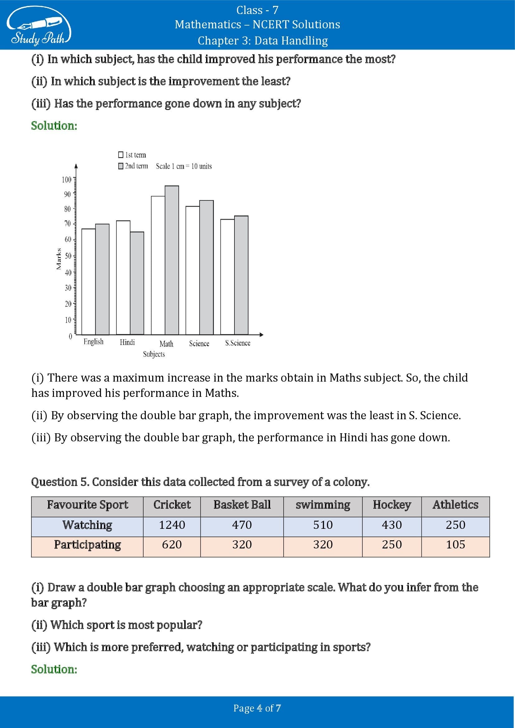 NCERT Solutions for Class 7 Maths Chapter 3 Data Handling Exercise 3.3 00004