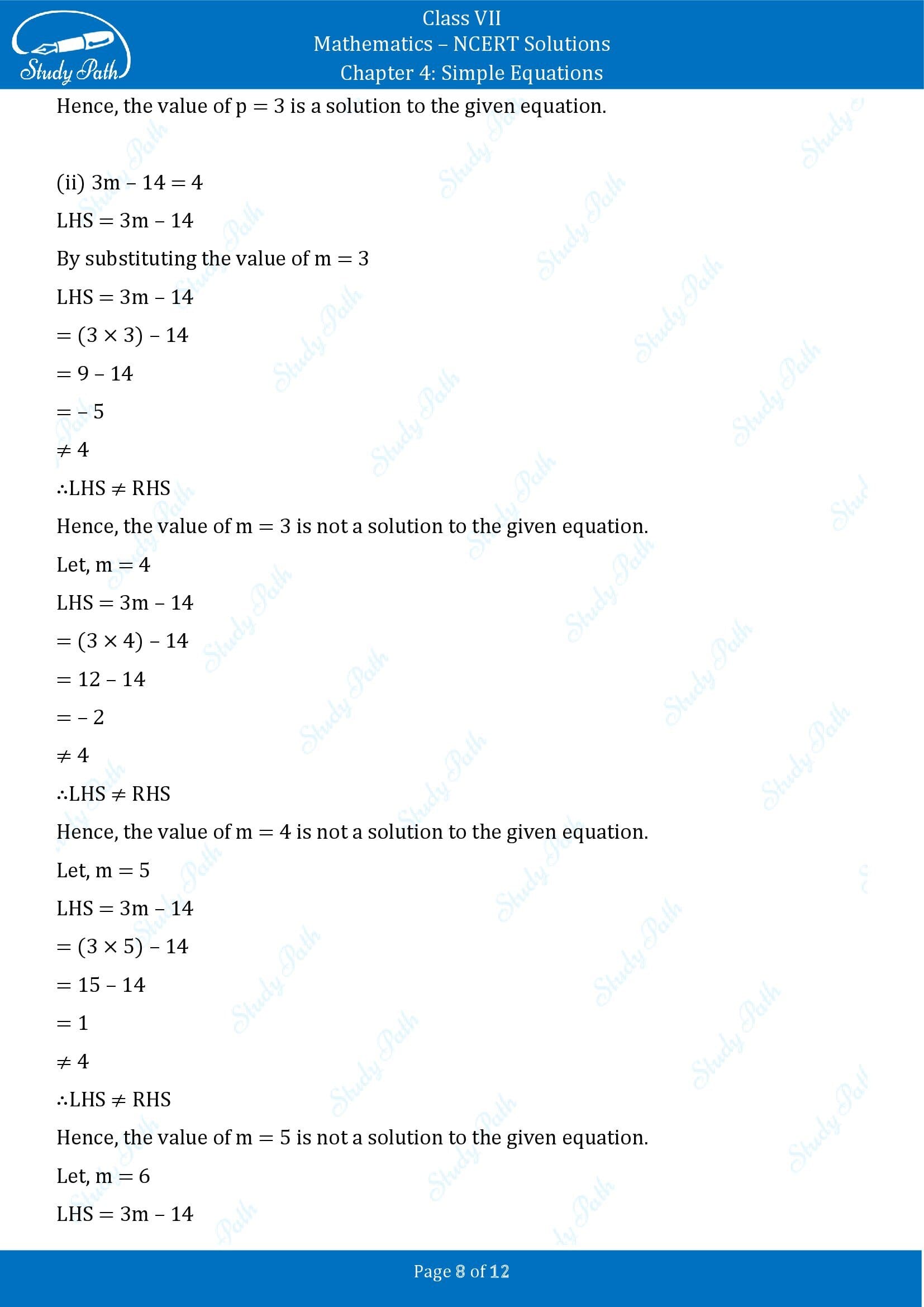 NCERT Solutions for Class 7 Maths Chapter 4 Simple Equations Exercise 4.1 00008