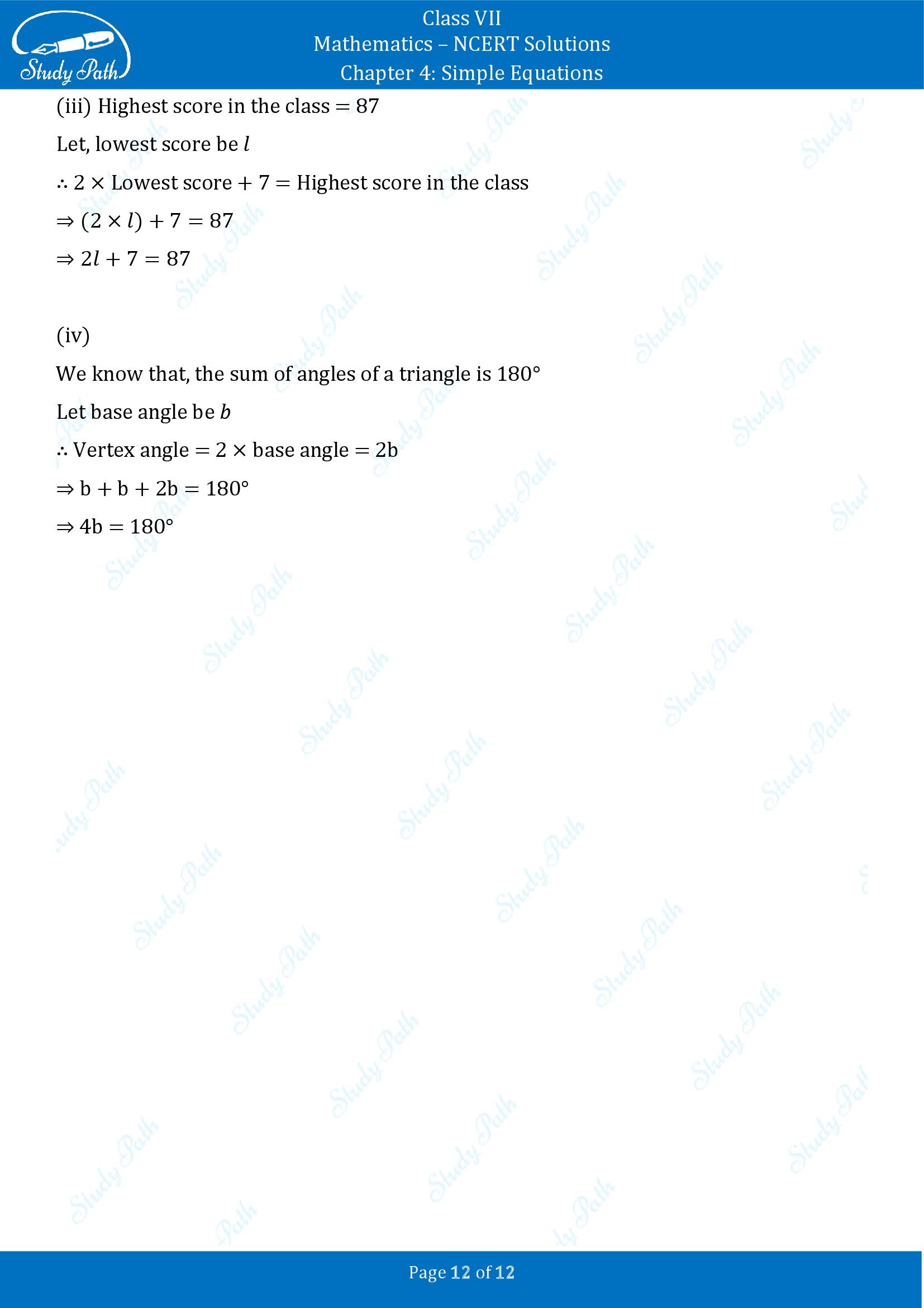NCERT Solutions for Class 7 Maths Chapter 4 Simple Equations Exercise 4.1 00012