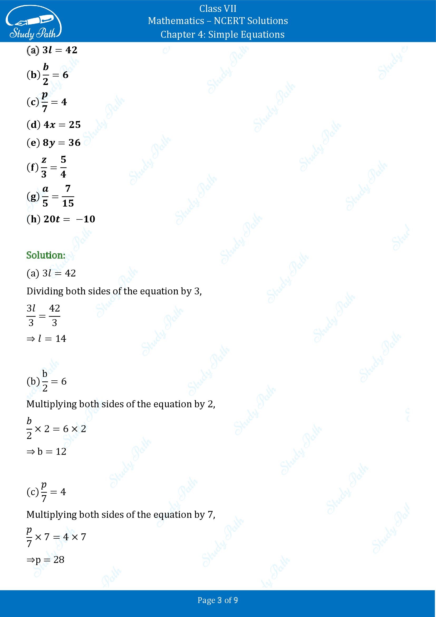 NCERT Solutions for Class 7 Maths Chapter 4 Simple Equations Exercise 4.2 003