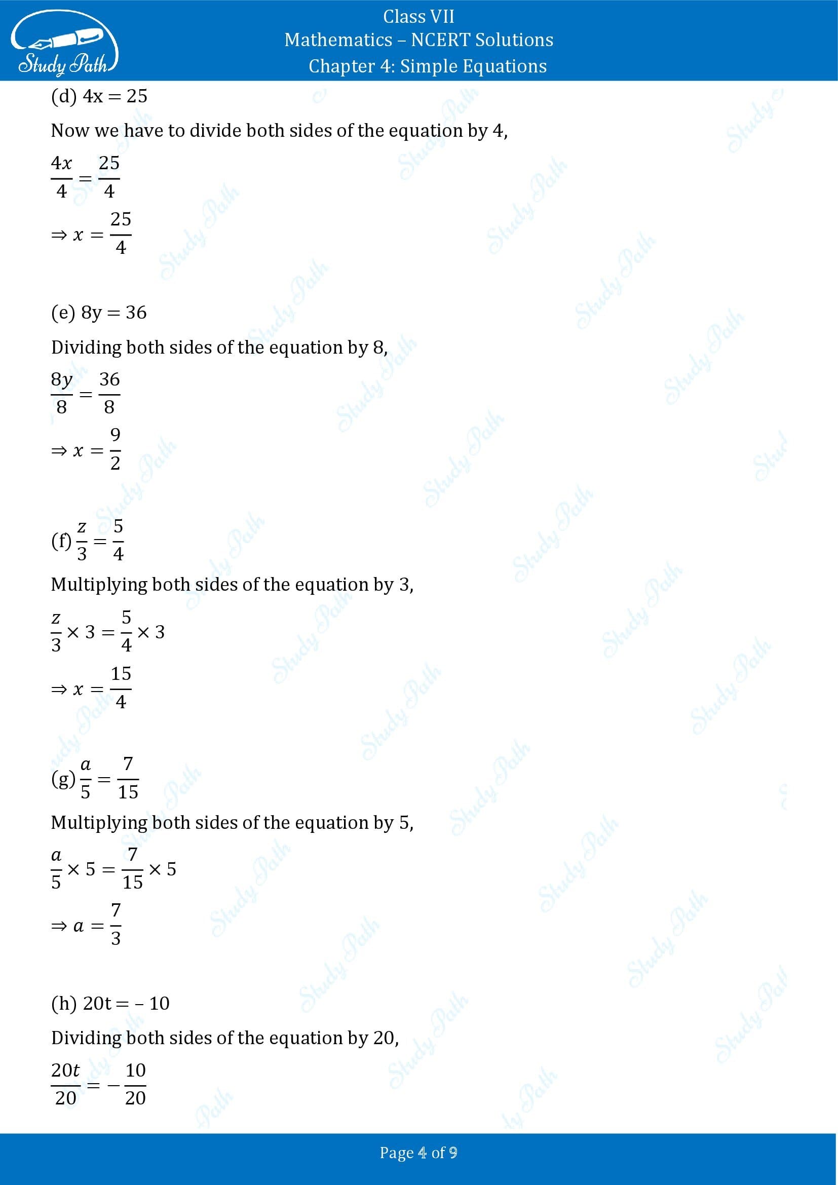 NCERT Solutions for Class 7 Maths Chapter 4 Simple Equations Exercise 4.2 004