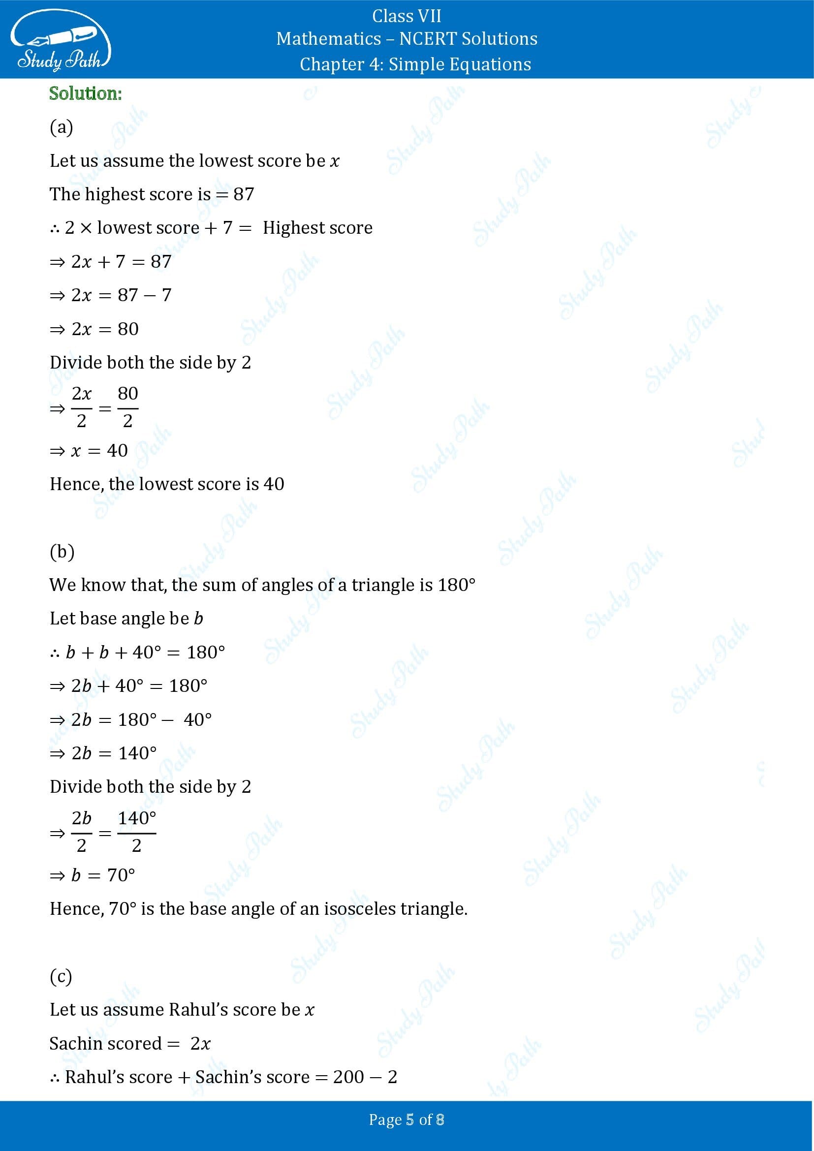 NCERT Solutions for Class 7 Maths Chapter 4 Simple Equations Exercise 4.4 00005