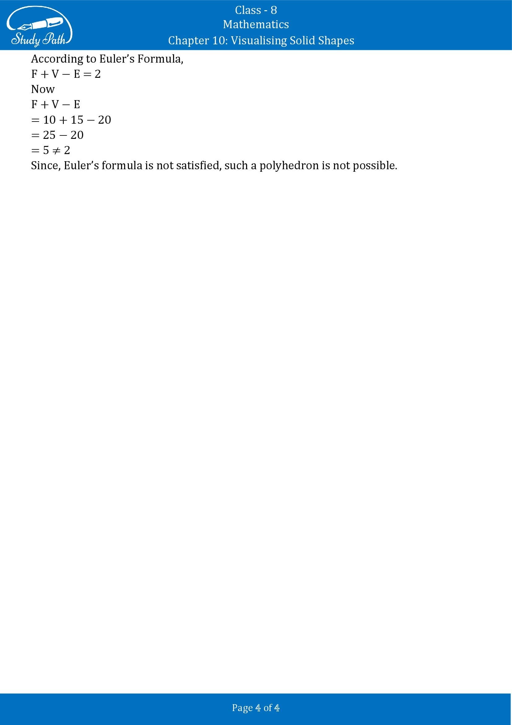 NCERT Solutions for Class 8 Maths Chapter 10 Visualising Solid Shapes Exercise 10.3 00004