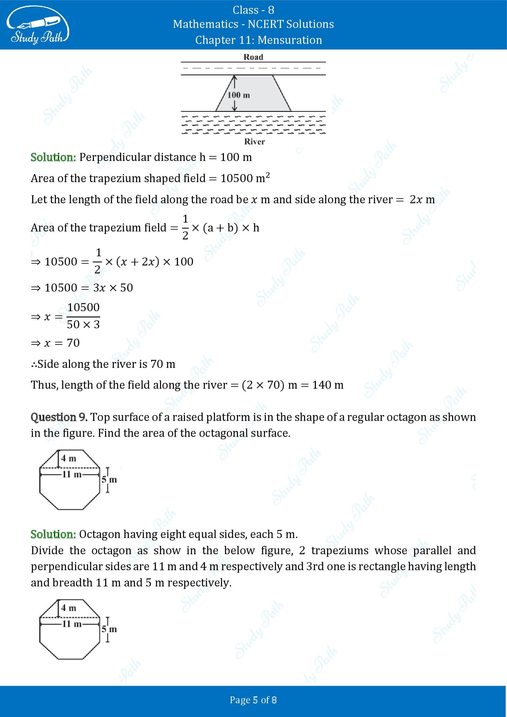 NCERT Solutions for Class 8 Maths Chapter 11 Mensuration Exercise 11.2 00005