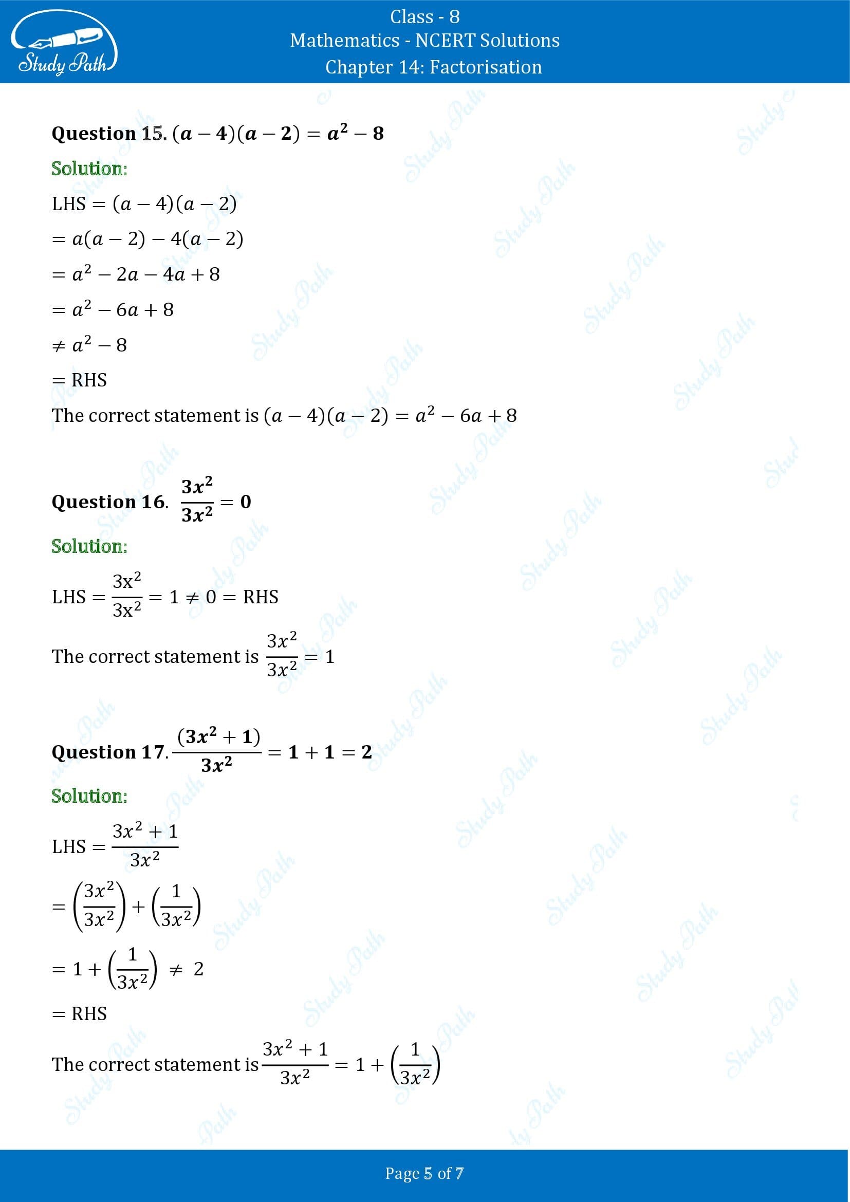 NCERT Solutions for Class 8 Maths Chapter 14 Factorisation Exercise 14.4 00005