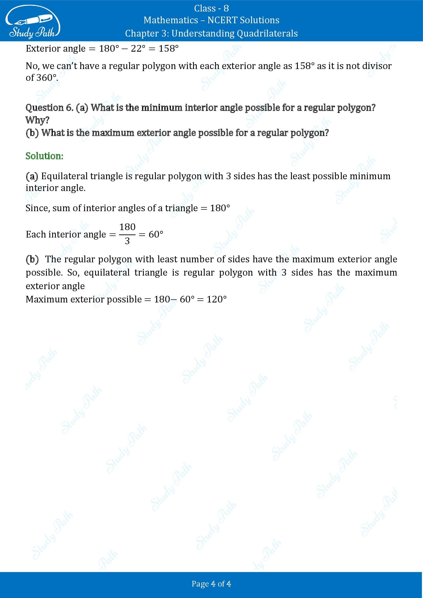 NCERT Solutions for Class 8 Maths Chapter 3 Understanding Quadrilaterals Exercise 3.2 00004