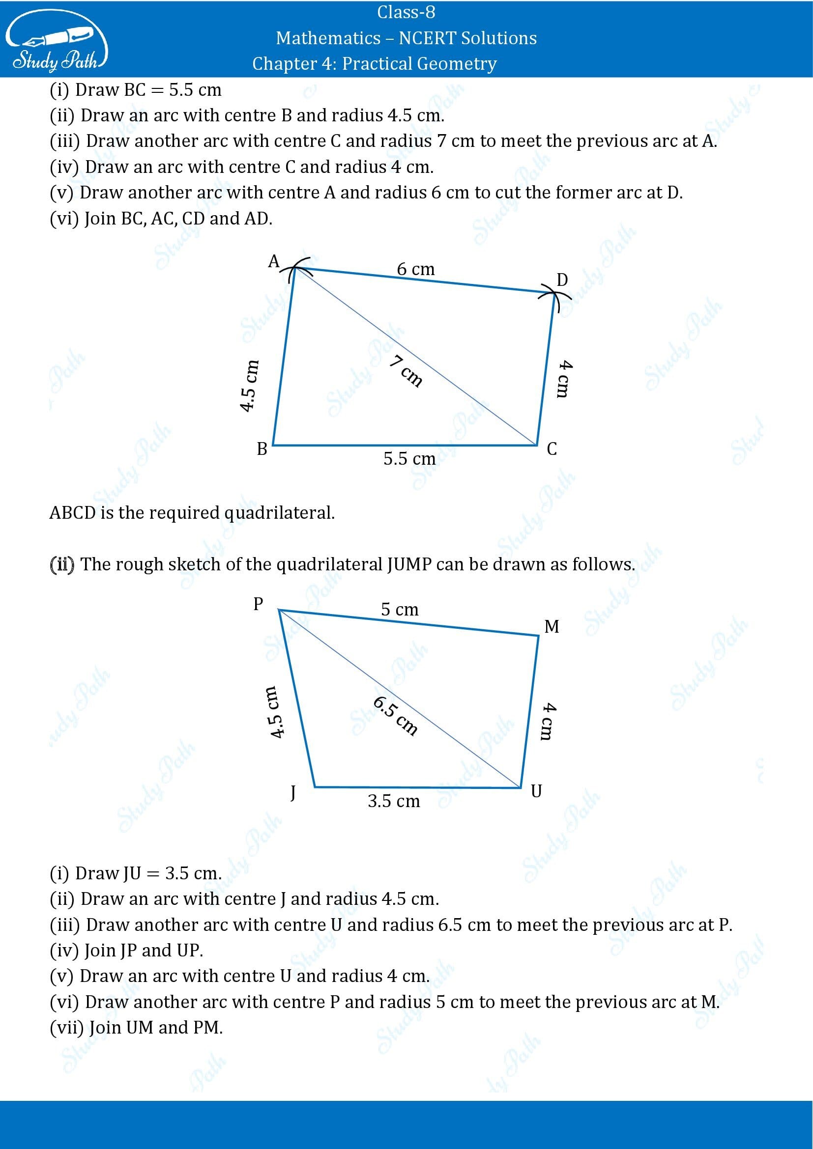 NCERT Solutions for Class 8 Maths Chapter 4 Practical Geometry Exercise 4.1 00002
