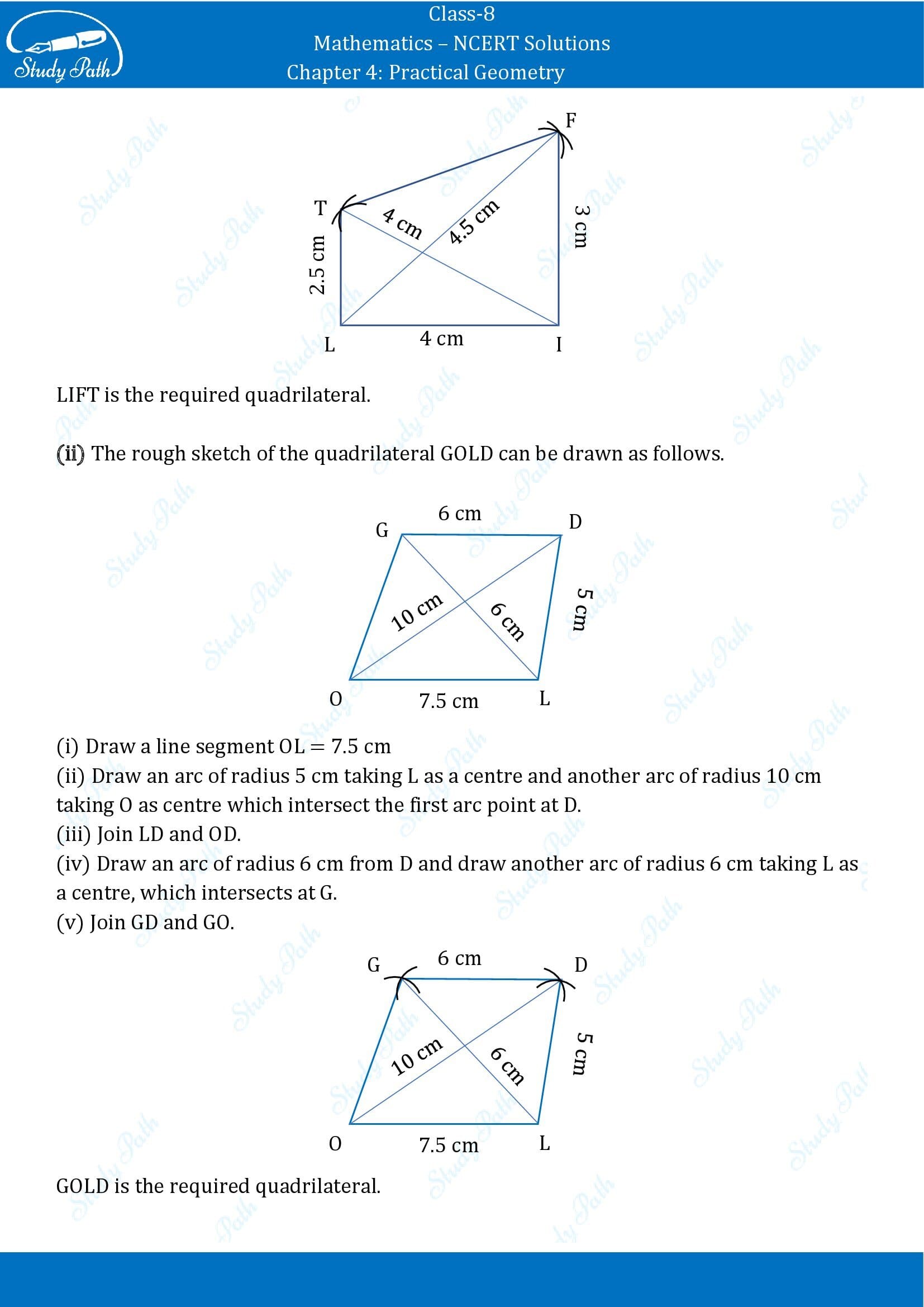 NCERT Solutions for Class 8 Maths Chapter 4 Practical Geometry Exercise 4.2 00002