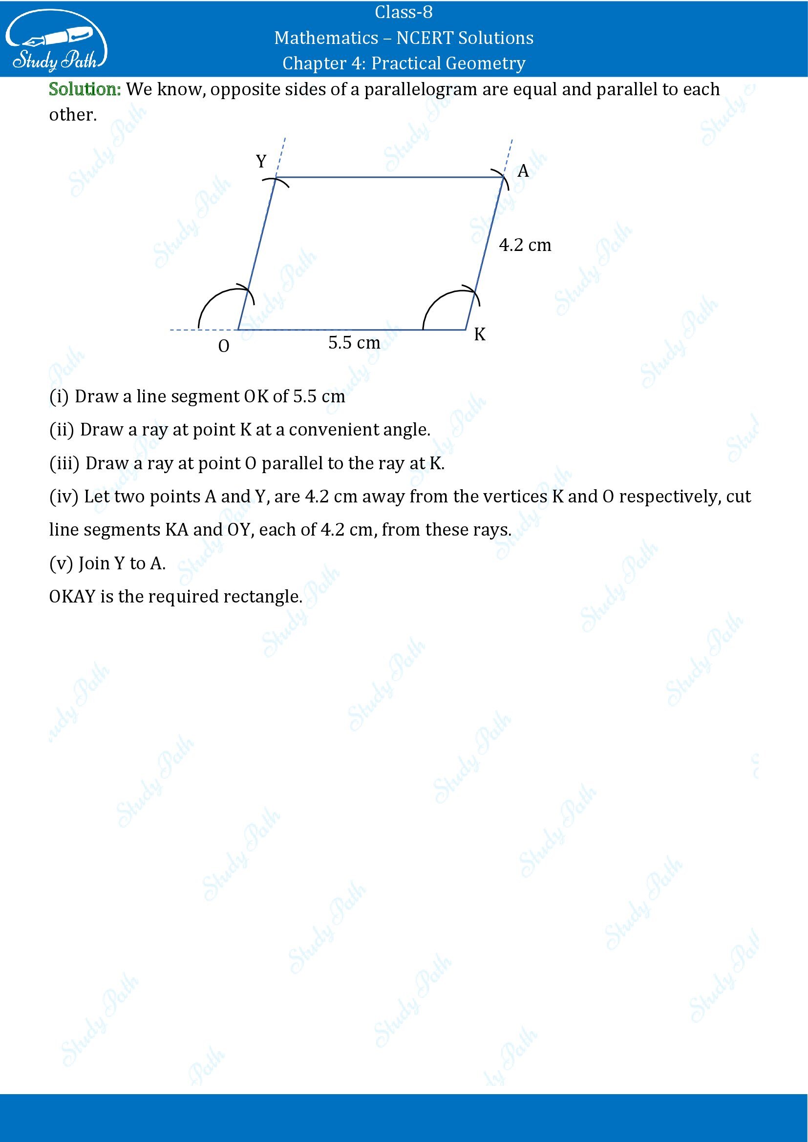 NCERT Solutions for Class 8 Maths Chapter 4 Practical Geometry Exercise 4.5 00003